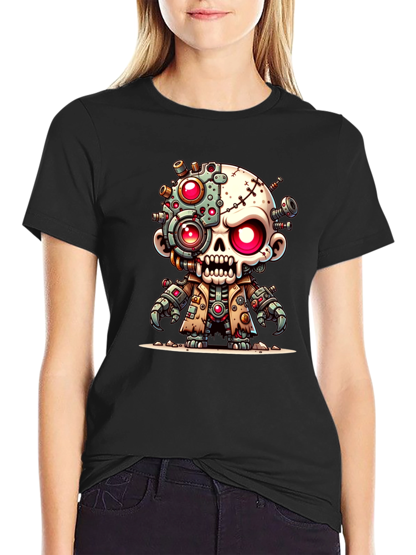 Robotic Zombie T-Shirt - Unique Graphic Tee