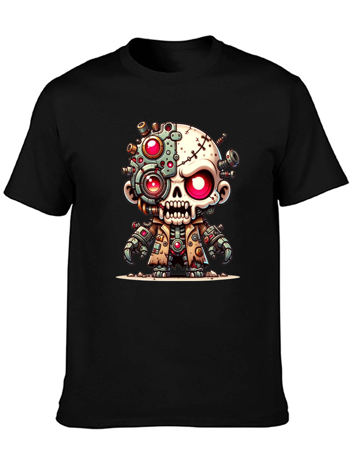 Robotic Zombie T-Shirt - Unique Graphic Tee