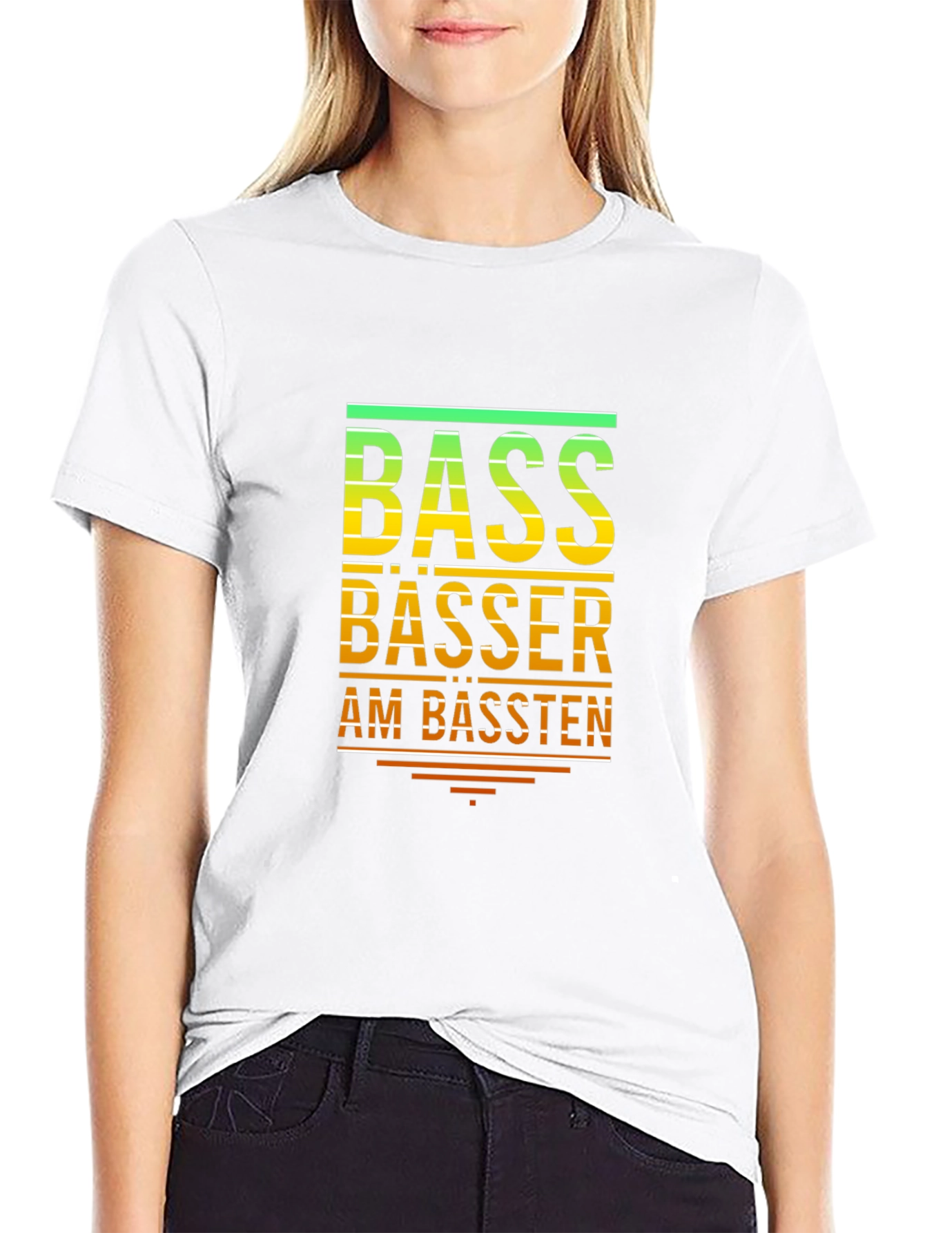 Bass Bässer Am Bässten T-Shirt - Black