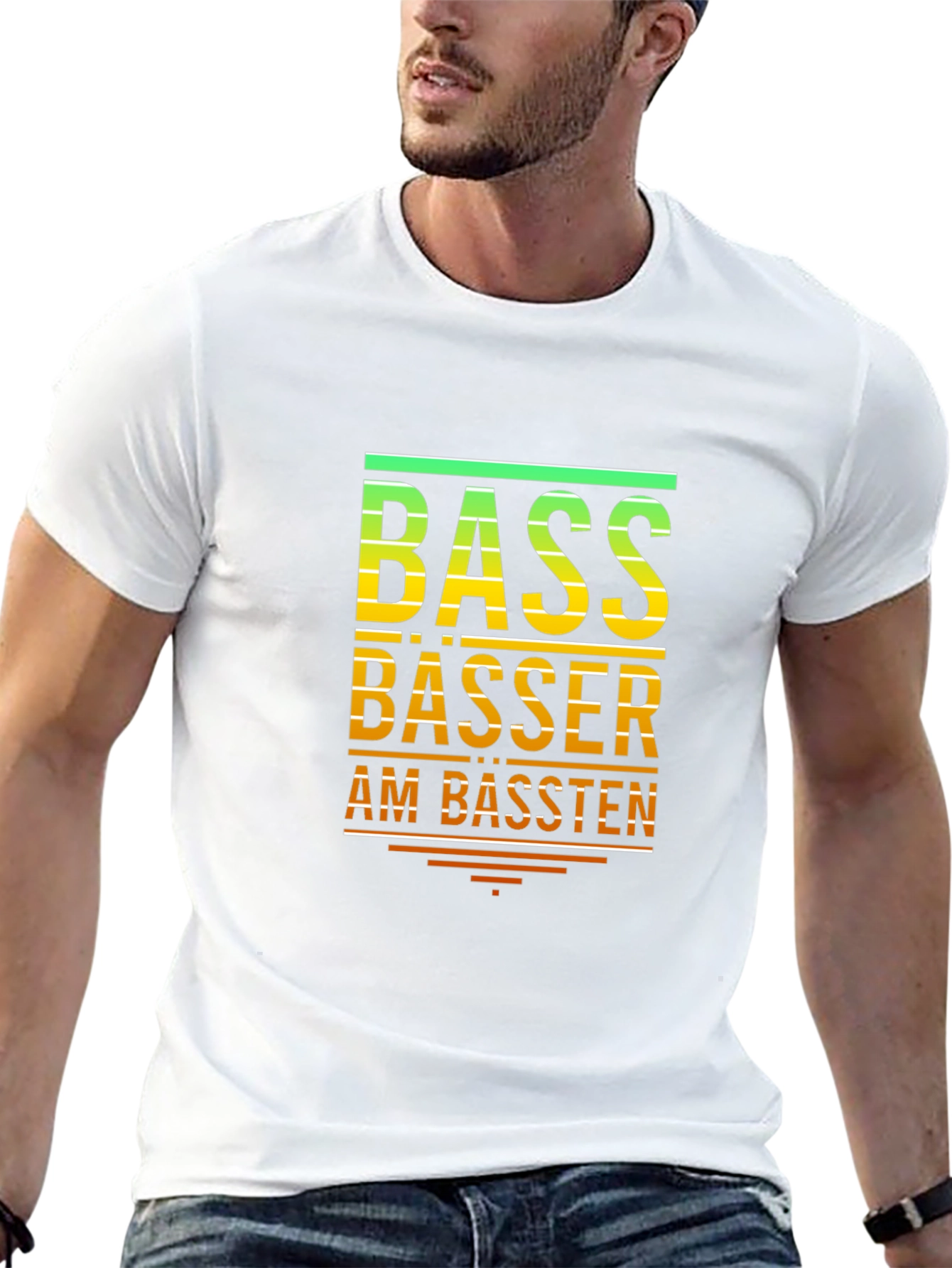 Bass Bässer Am Bässten T-Shirt - Black