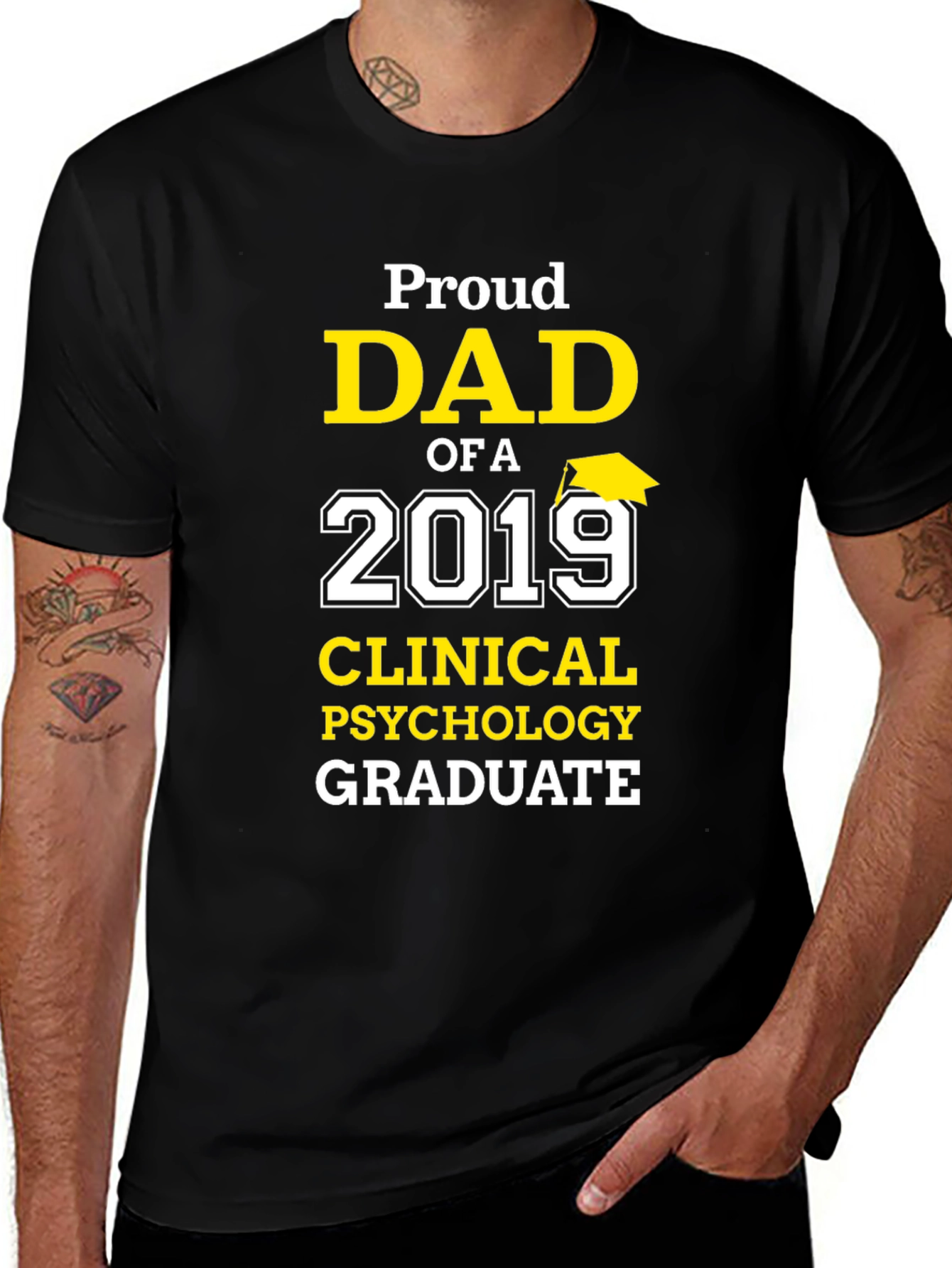 Proud Dad Clinical Psychology Graduate T-Shirt