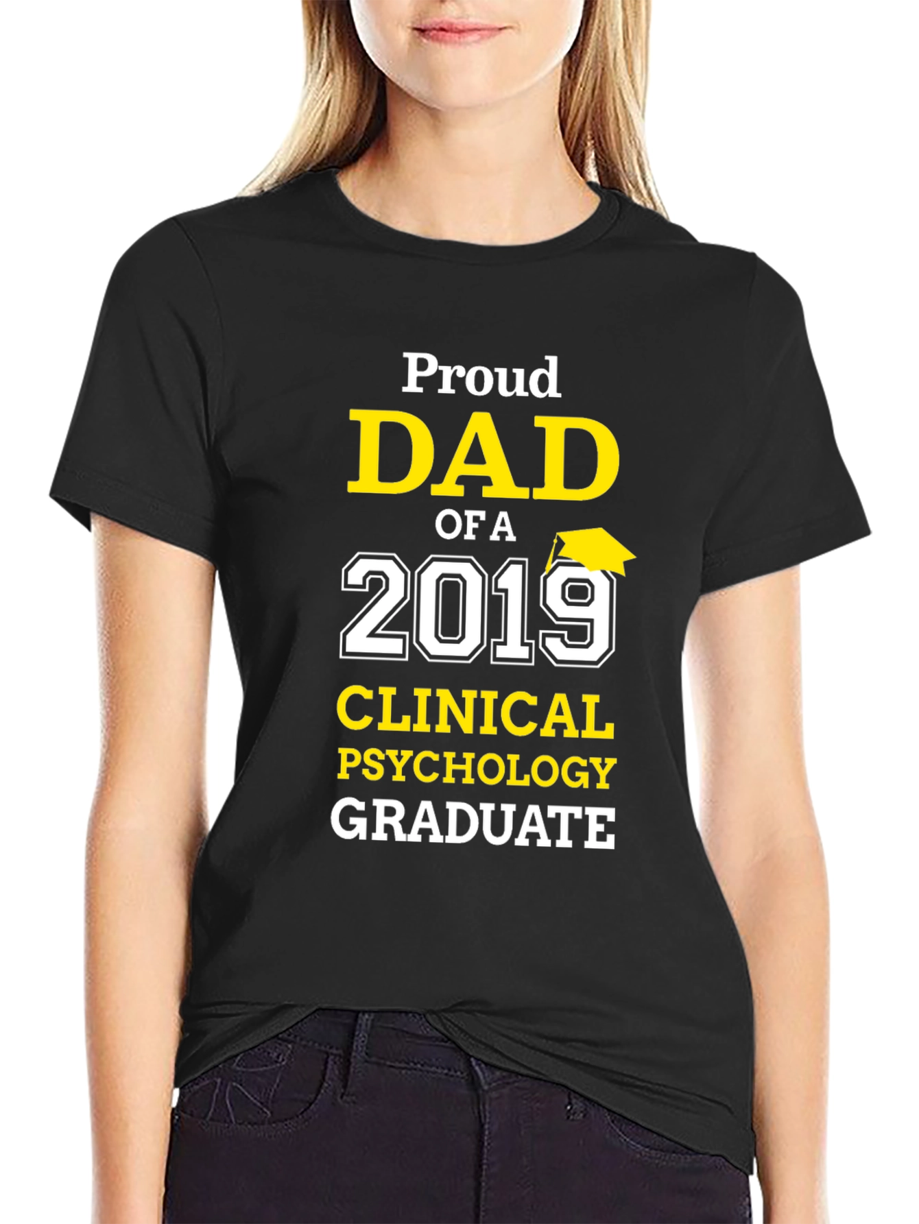 Proud Dad Clinical Psychology Graduate T-Shirt
