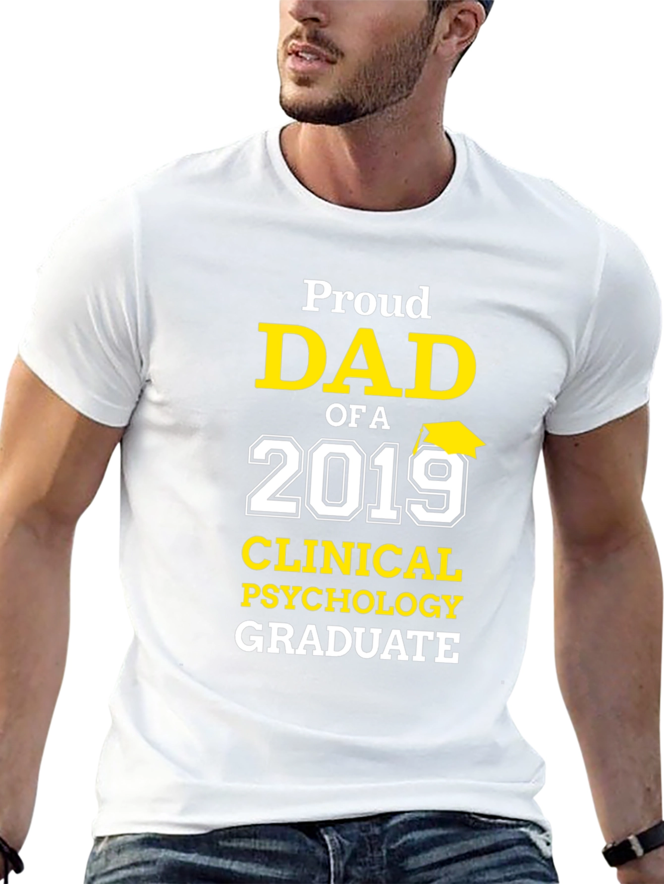 Proud Dad Clinical Psychology Graduate T-Shirt