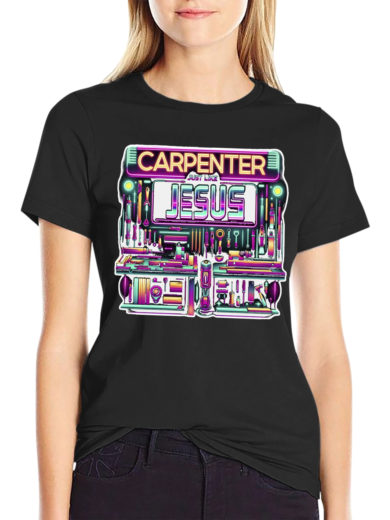 Carpenter Like Jesus Graphic Tee