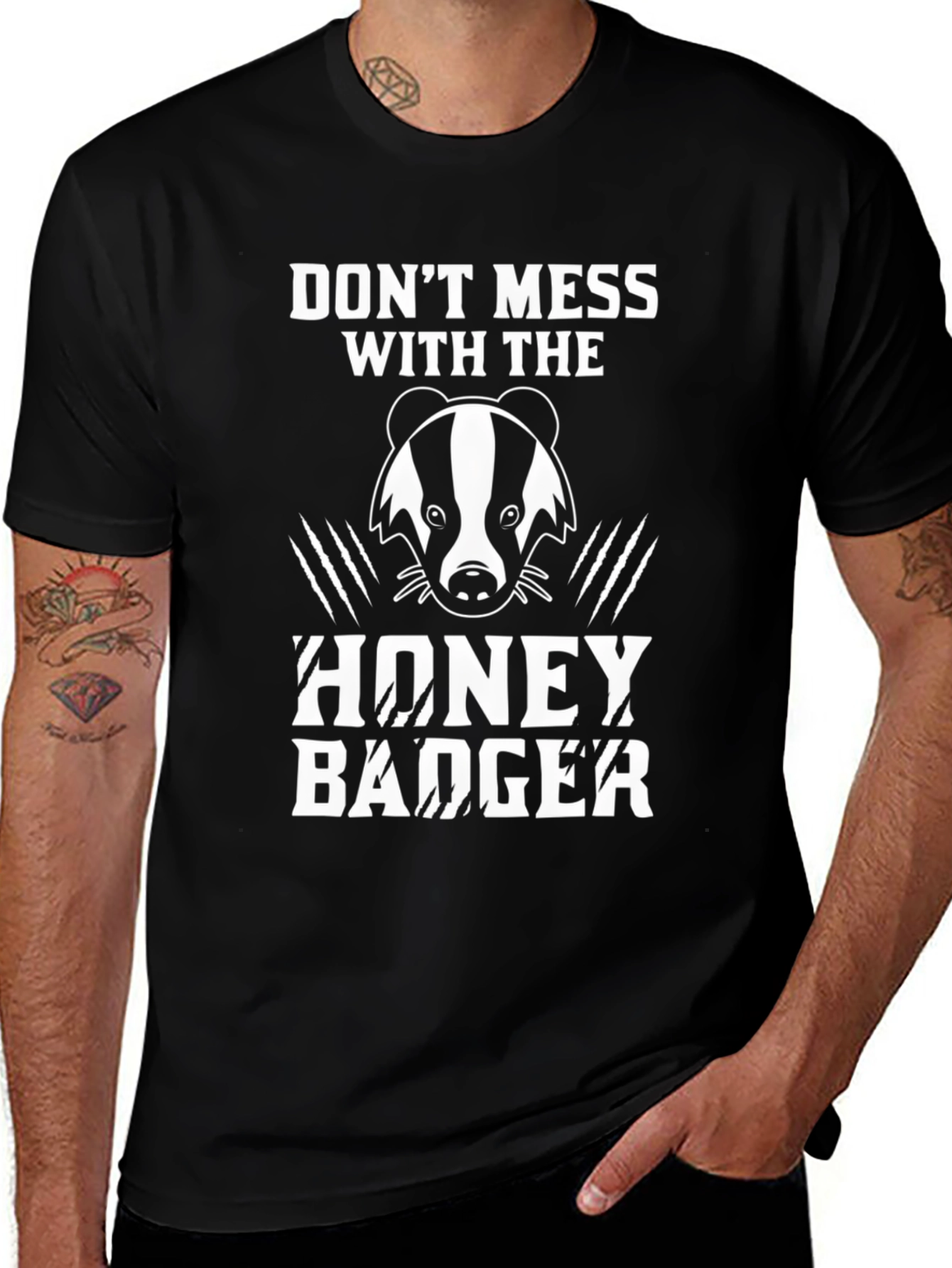 Honey Badger Graphic Tee - Dont Mess With!