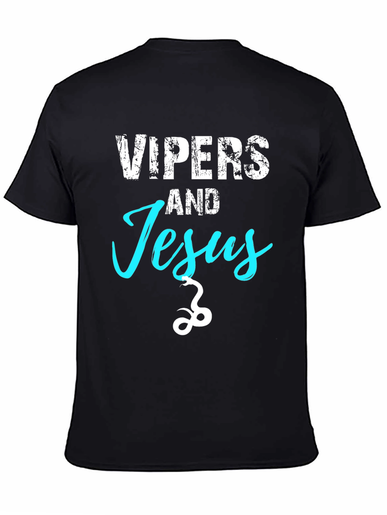 Vipers and Jesus Graphic Tee - Unique Design