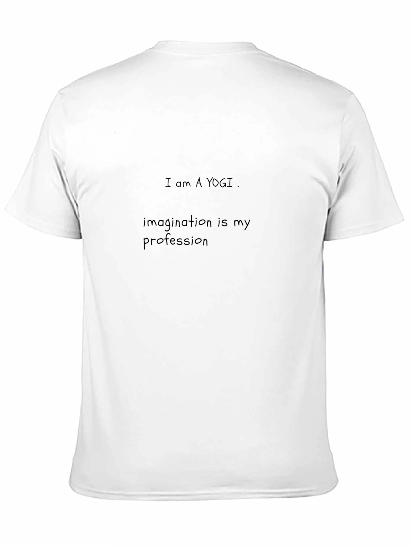 I Am A Yogi Black T-Shirt