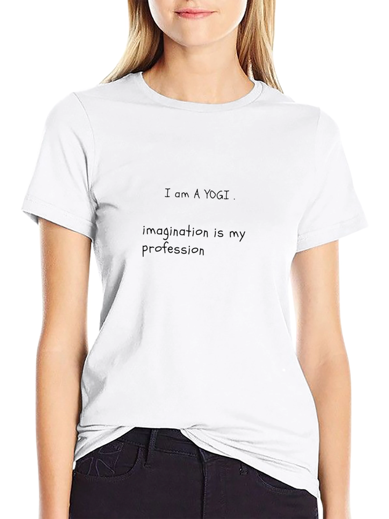 I Am A Yogi Black T-Shirt