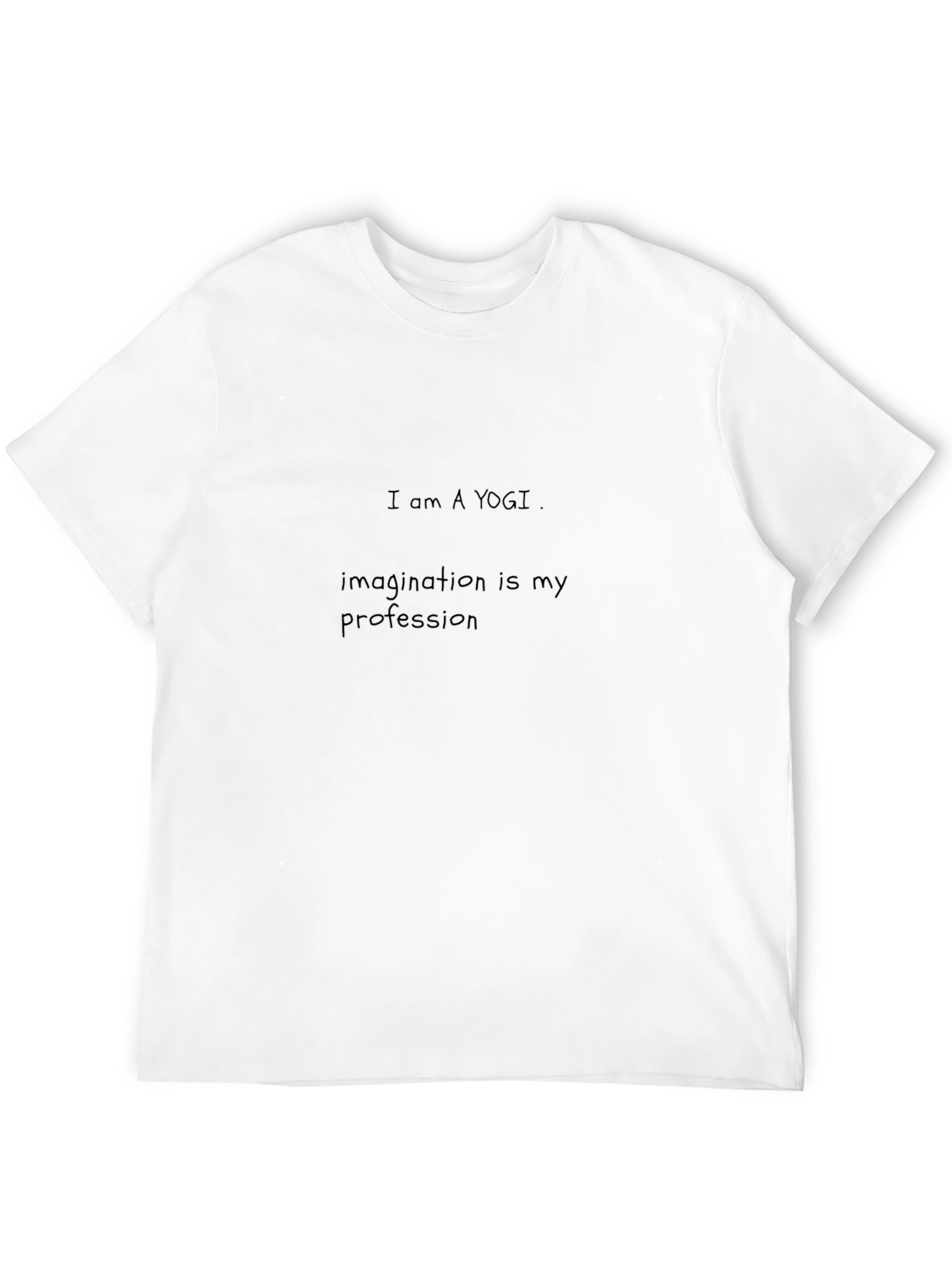 I Am A Yogi Black T-Shirt