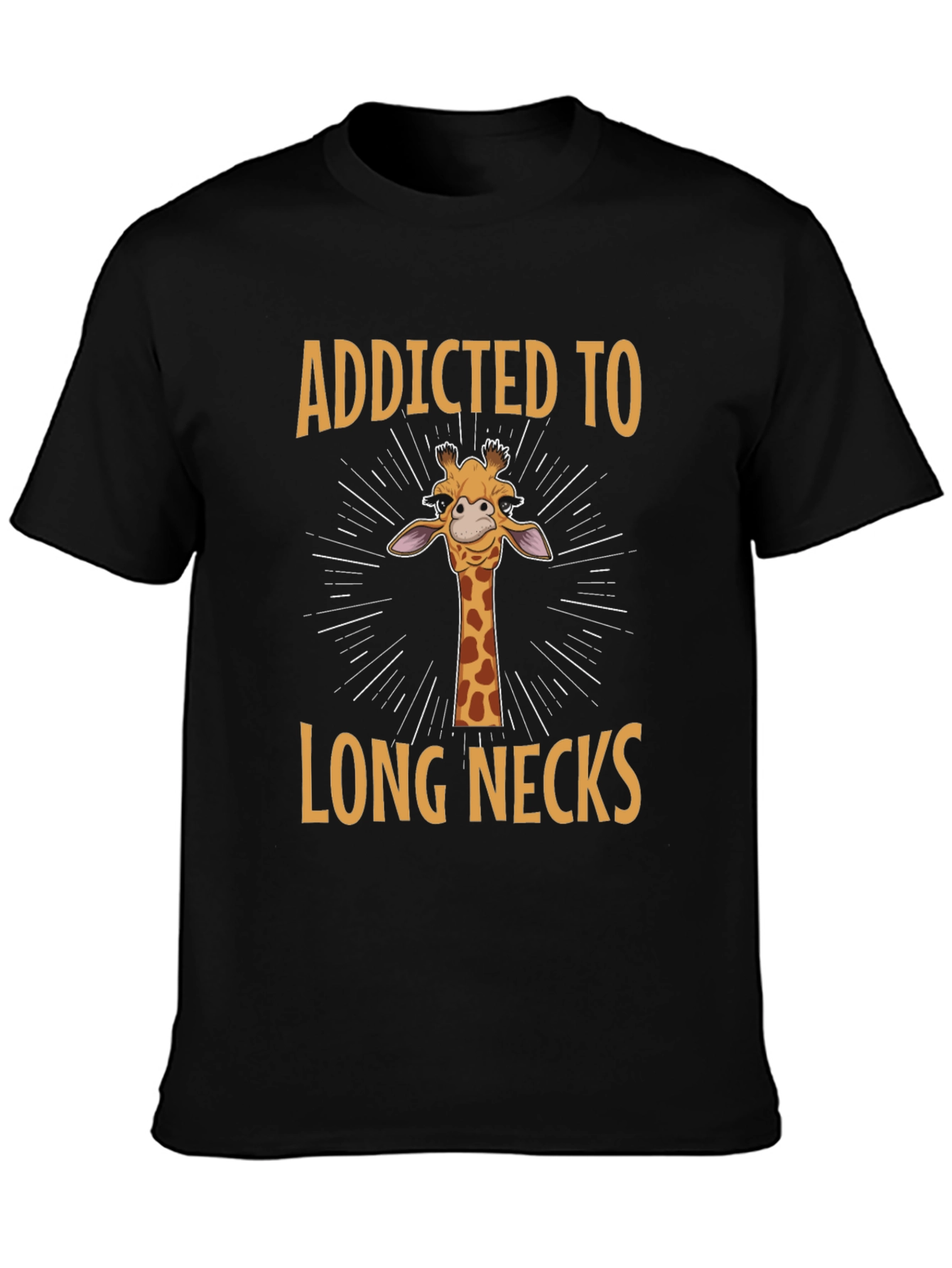 Addicted to Long Necks Giraffe T-Shirt