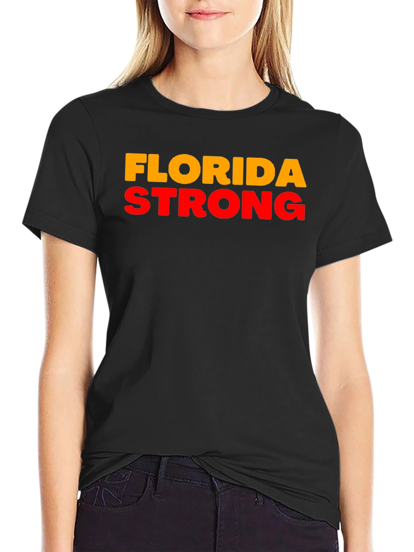 Florida Strong Graphic Tee - Unisex Black T-Shirt
