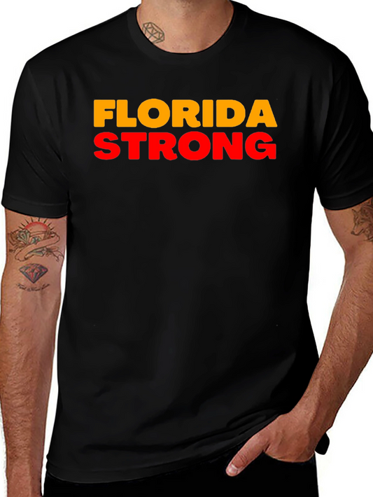 Florida Strong Graphic Tee - Unisex Black T-Shirt