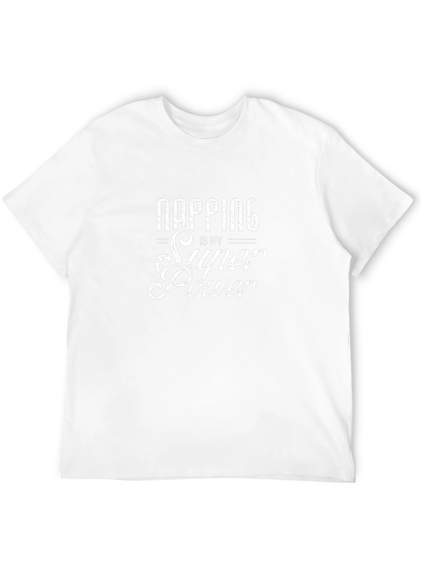 Napping is My Super Power Black T-Shirt