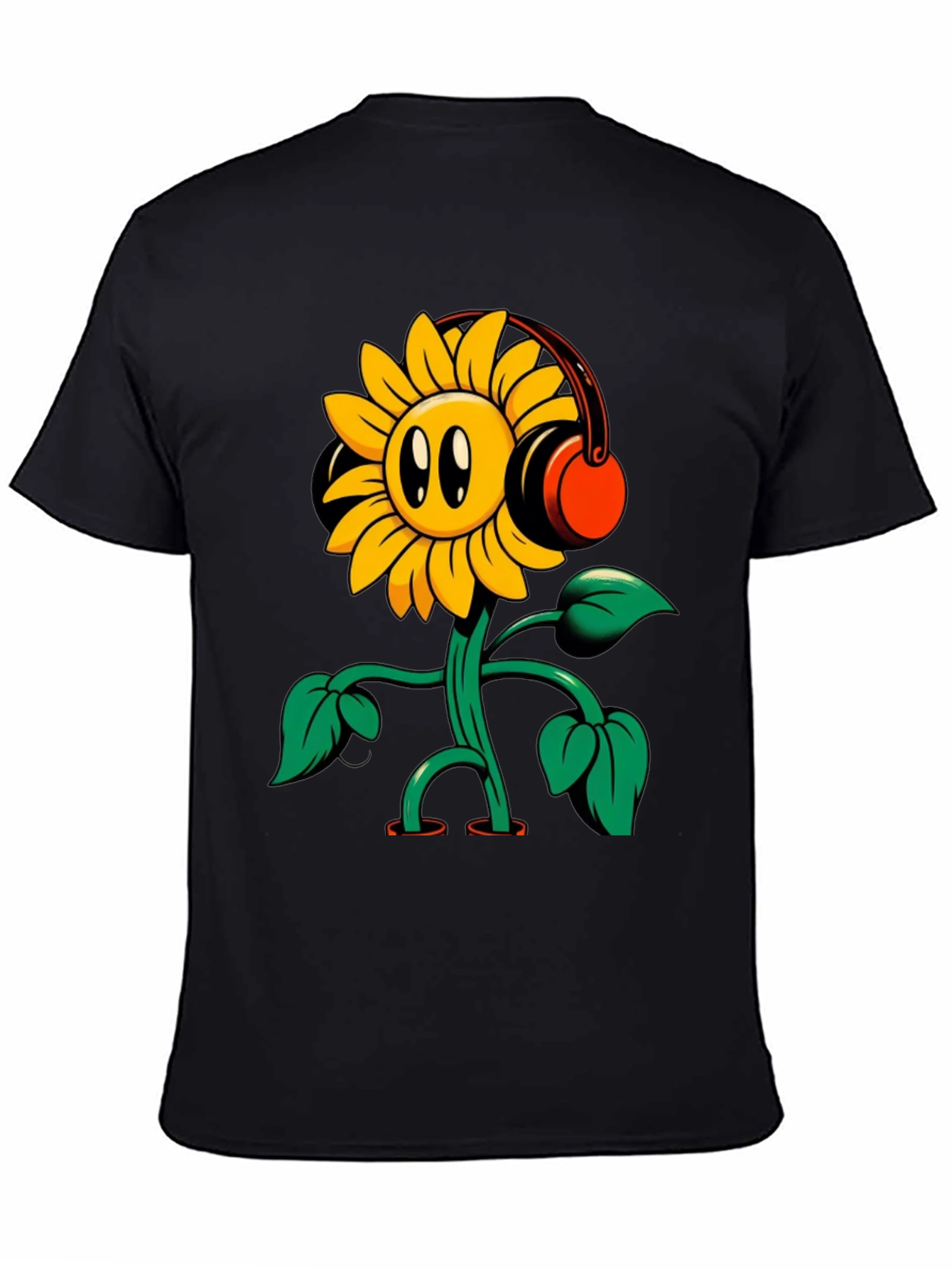 Sunflower Headphone T-Shirt