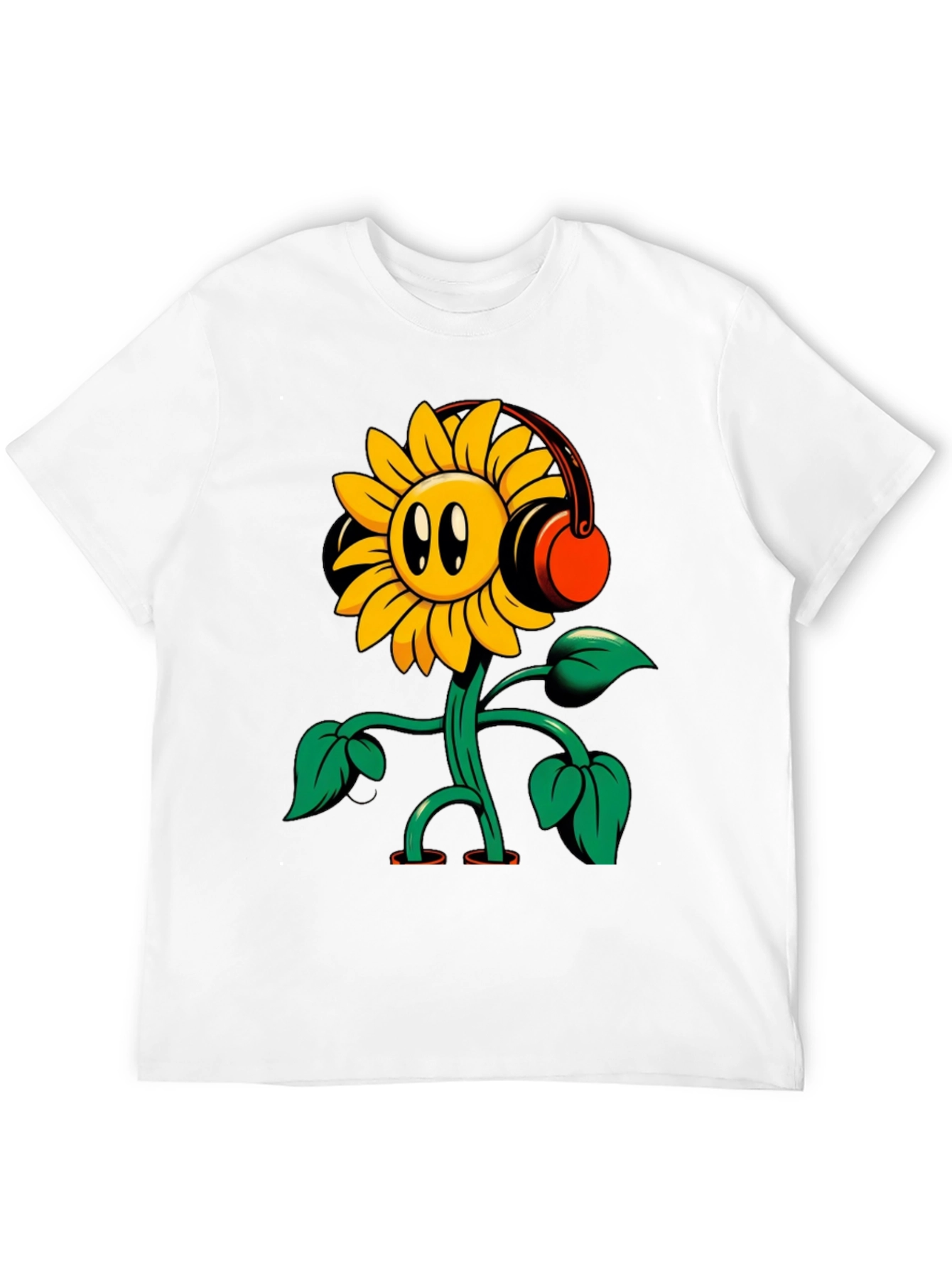 Sunflower Headphone T-Shirt
