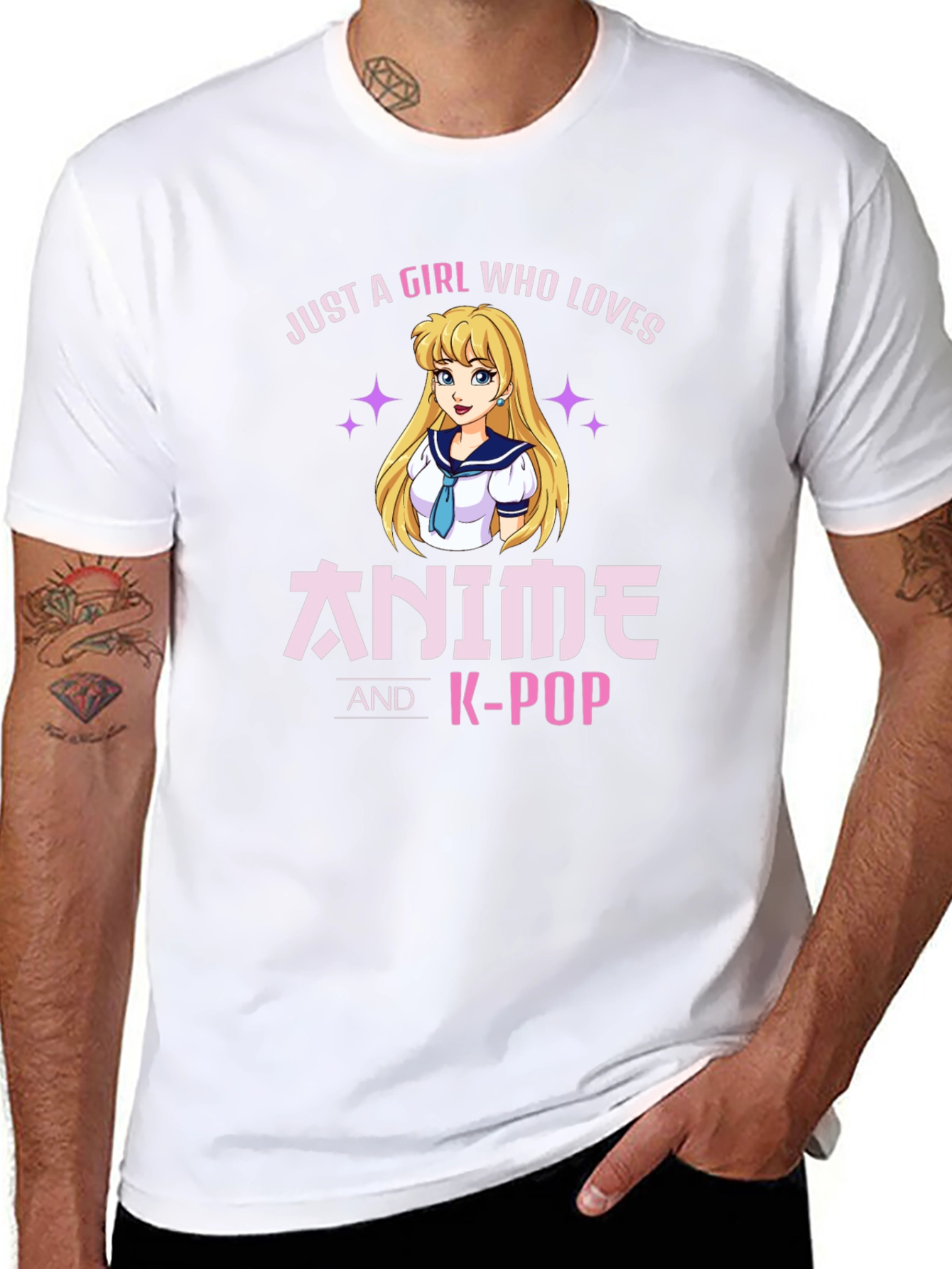 Anime & K-Pop Girl T-Shirt - Otaku Fashion