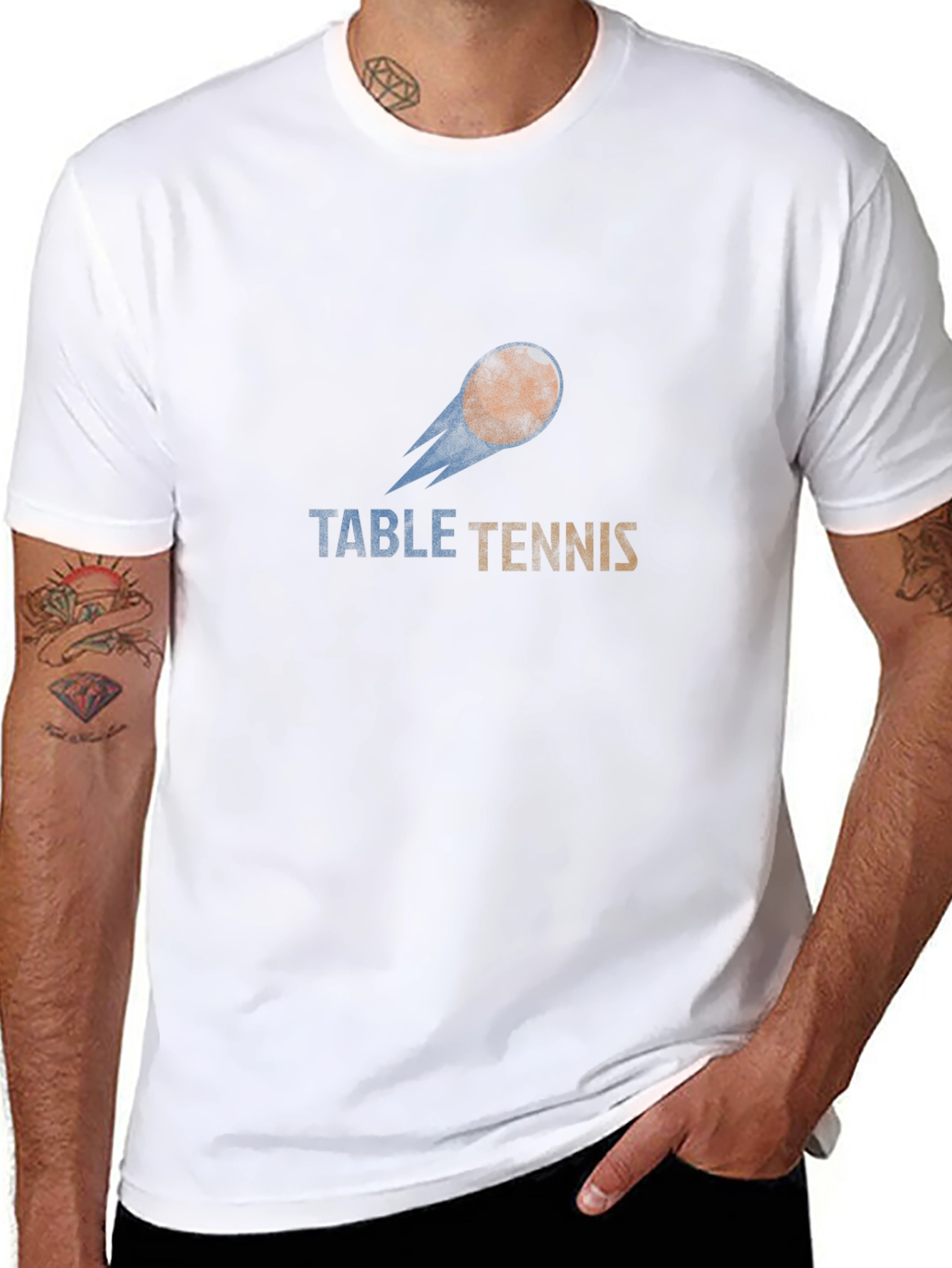 Table Tennis Graphic T-Shirt