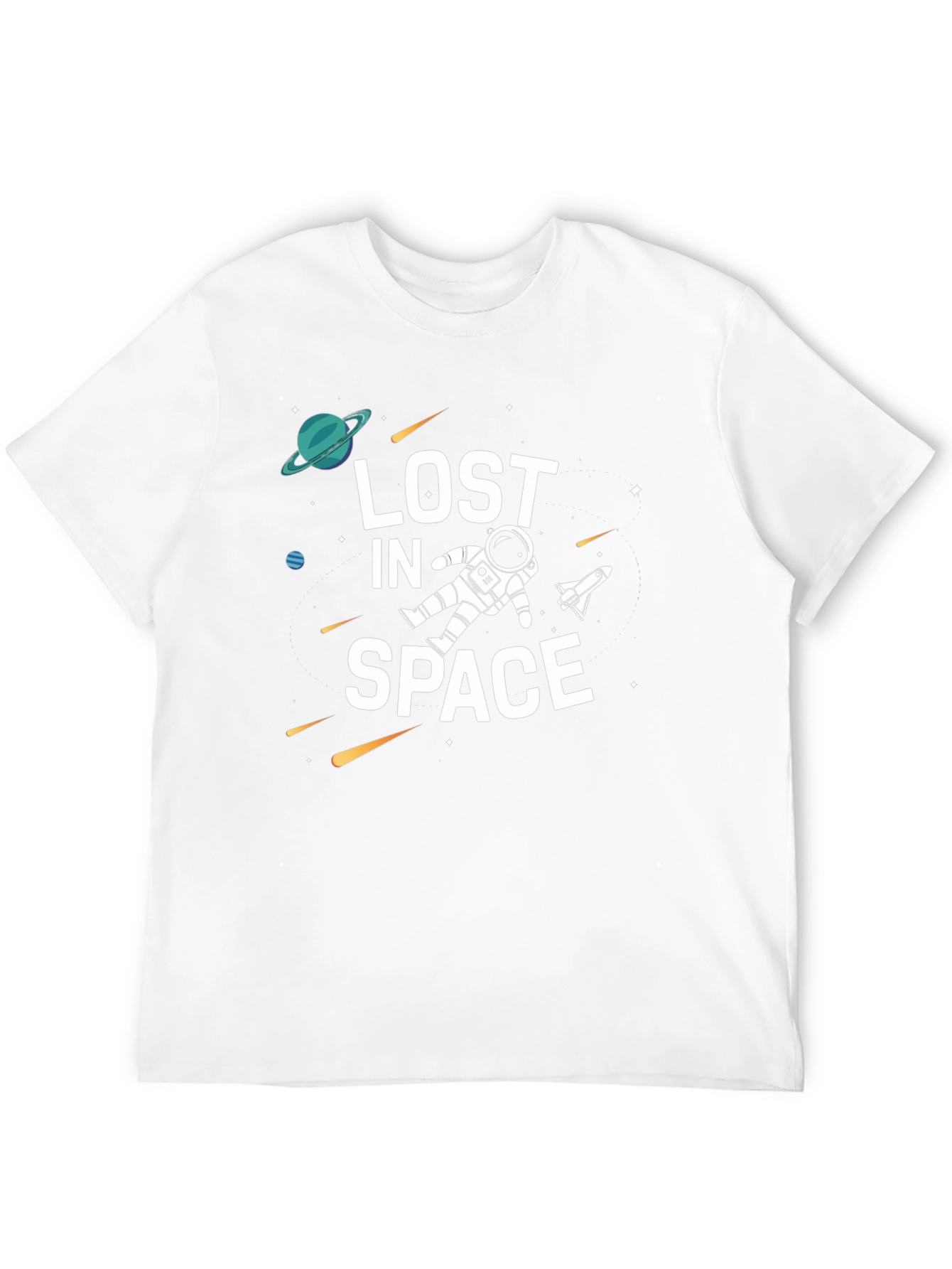 Lost in Space Graphic Black T-Shirt