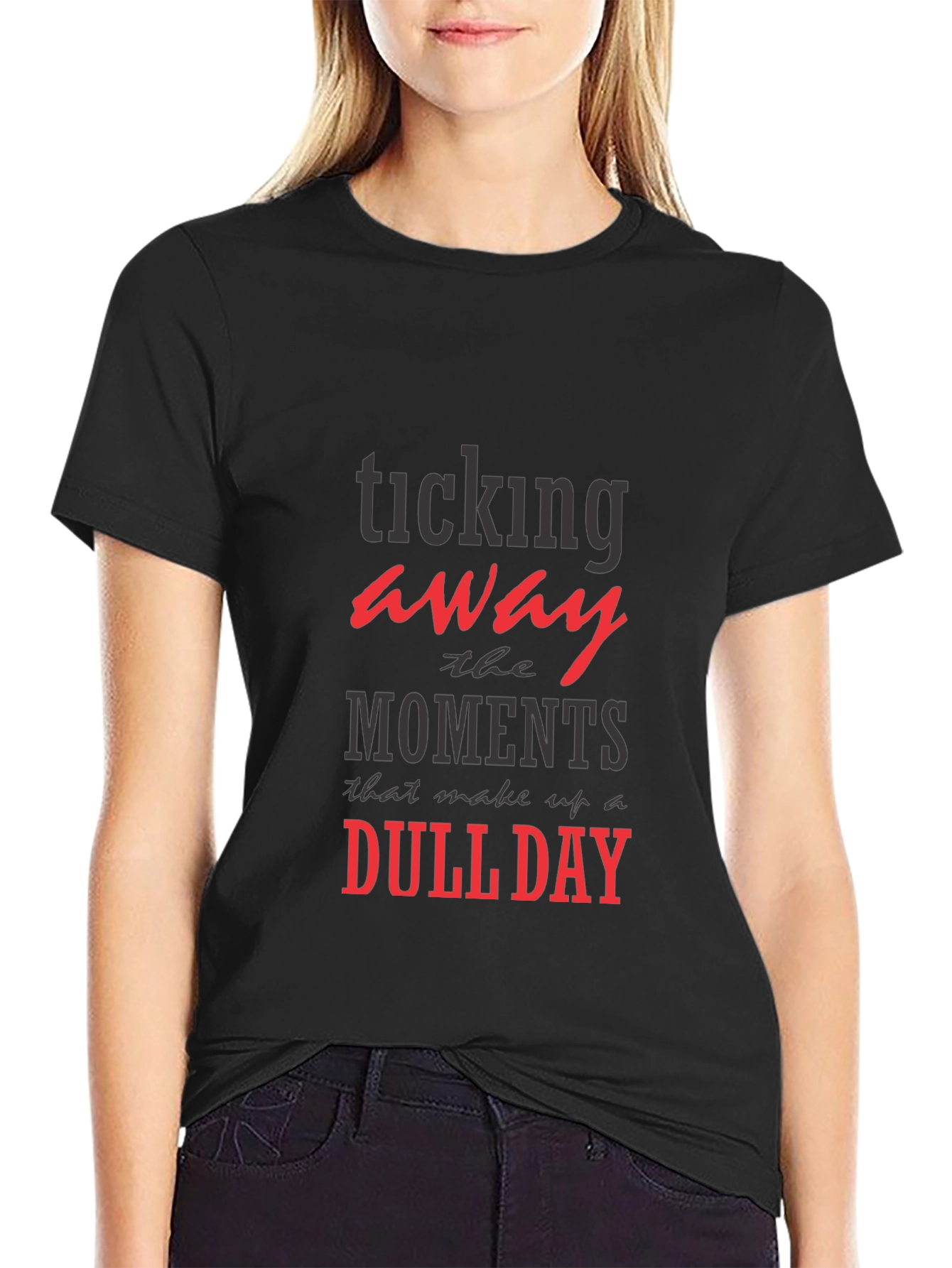 Ticking Away Dull Day Graphic T-Shirt
