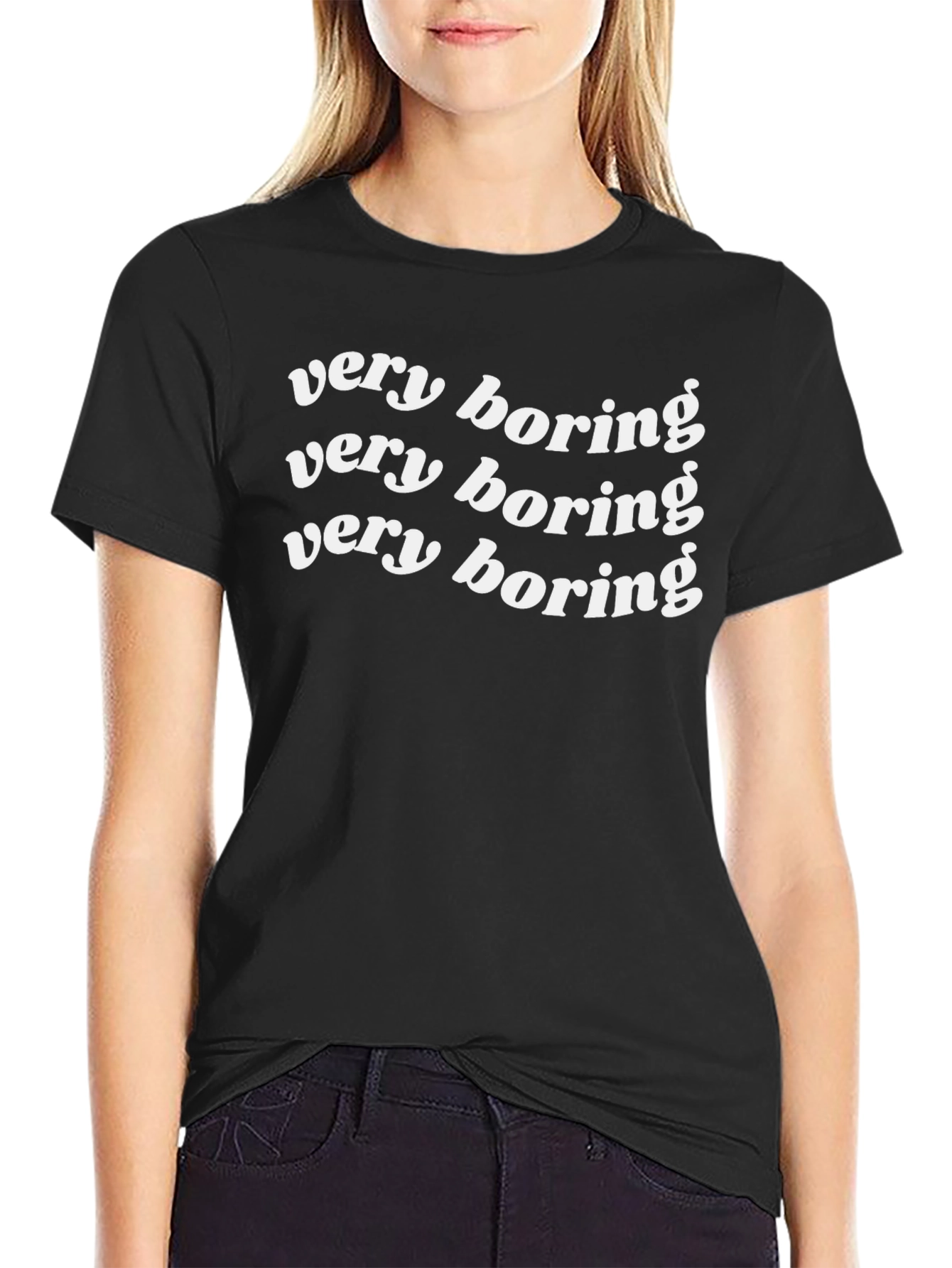 Very Boring T-Shirt - Casual Graphic Tee