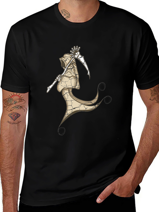 Grim Reaper Graphic Tee - Dark Humor T-Shirt