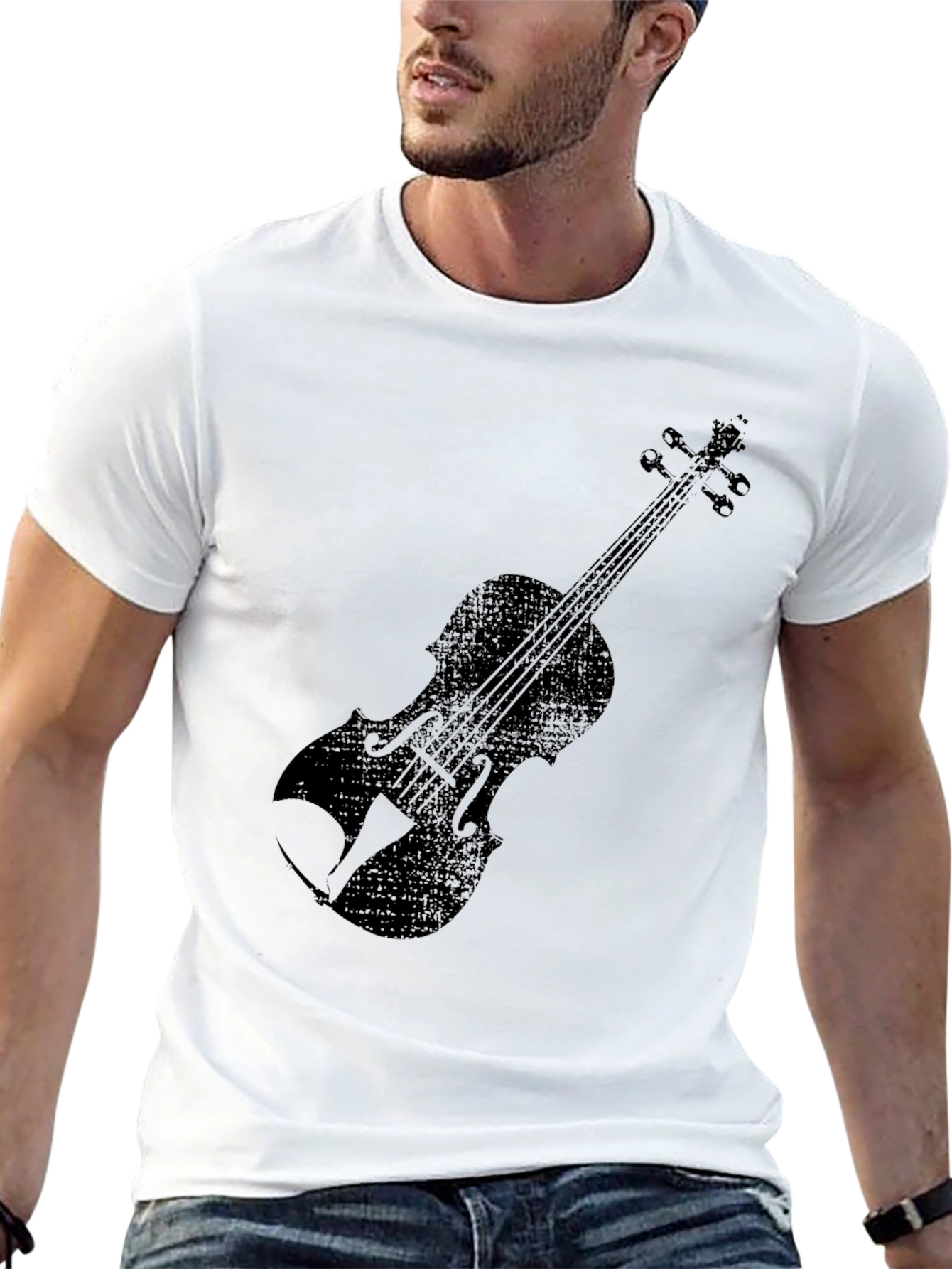 Black Violin Graphic Tee - Music Lovers T-Shirt