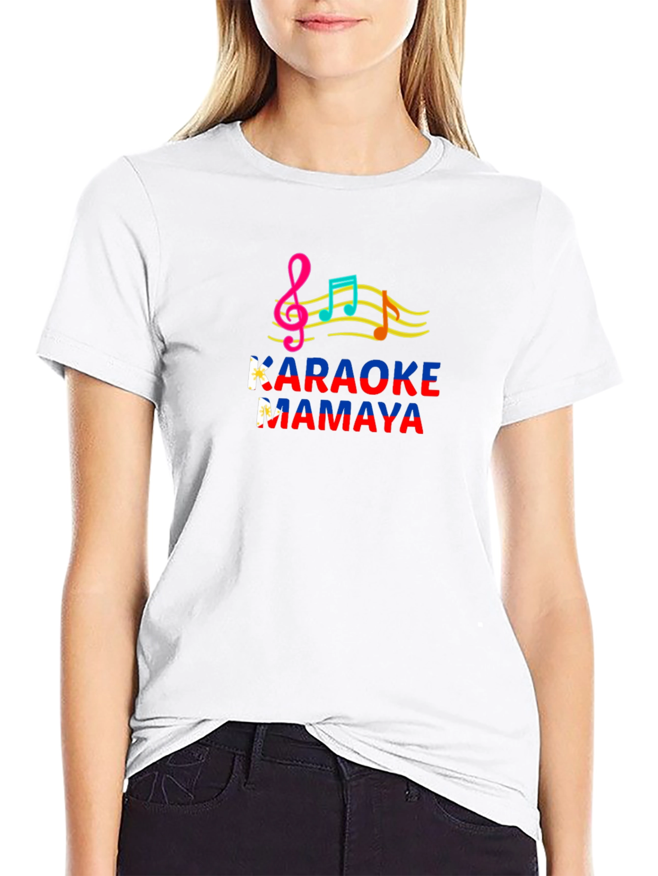 Karaoke Mamaya Black Graphic Tee