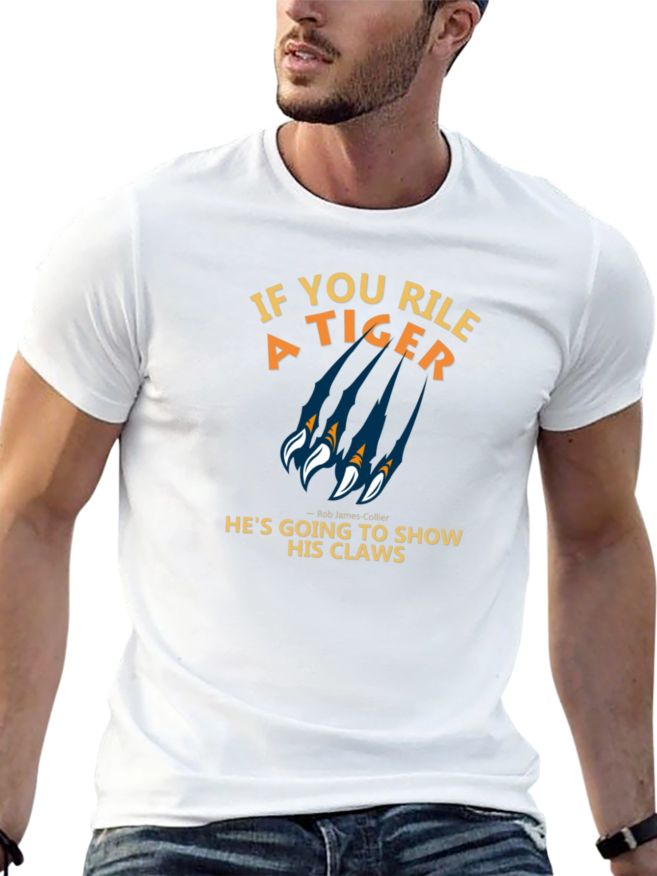 Rile a Tiger Graphic T-Shirt