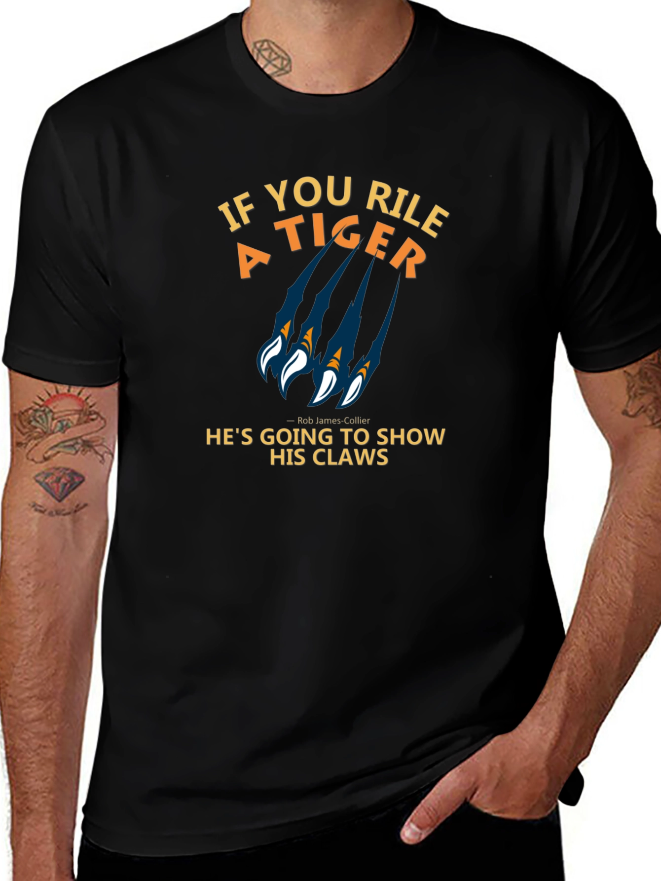 Rile a Tiger Graphic T-Shirt