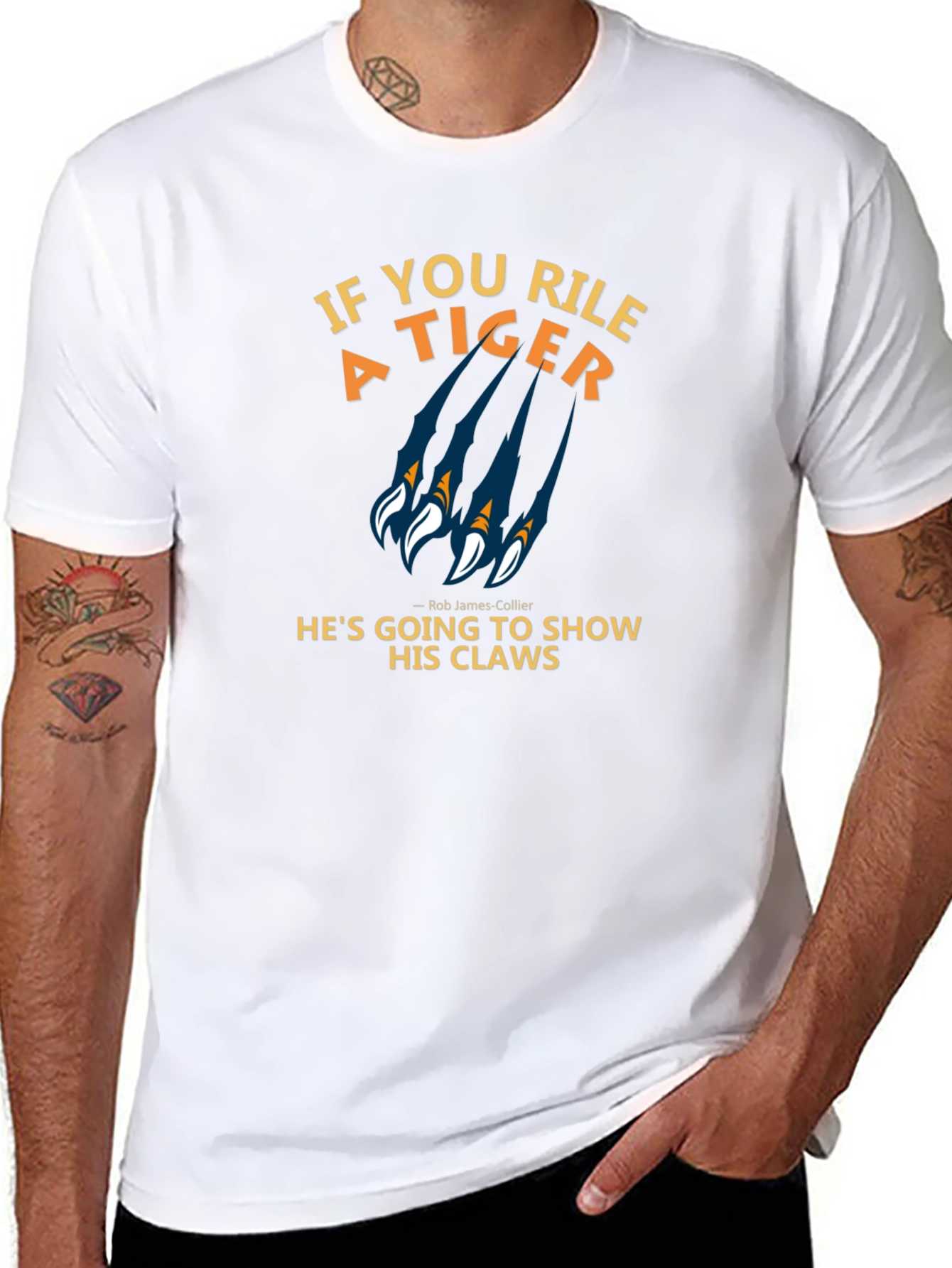 Rile a Tiger Graphic T-Shirt