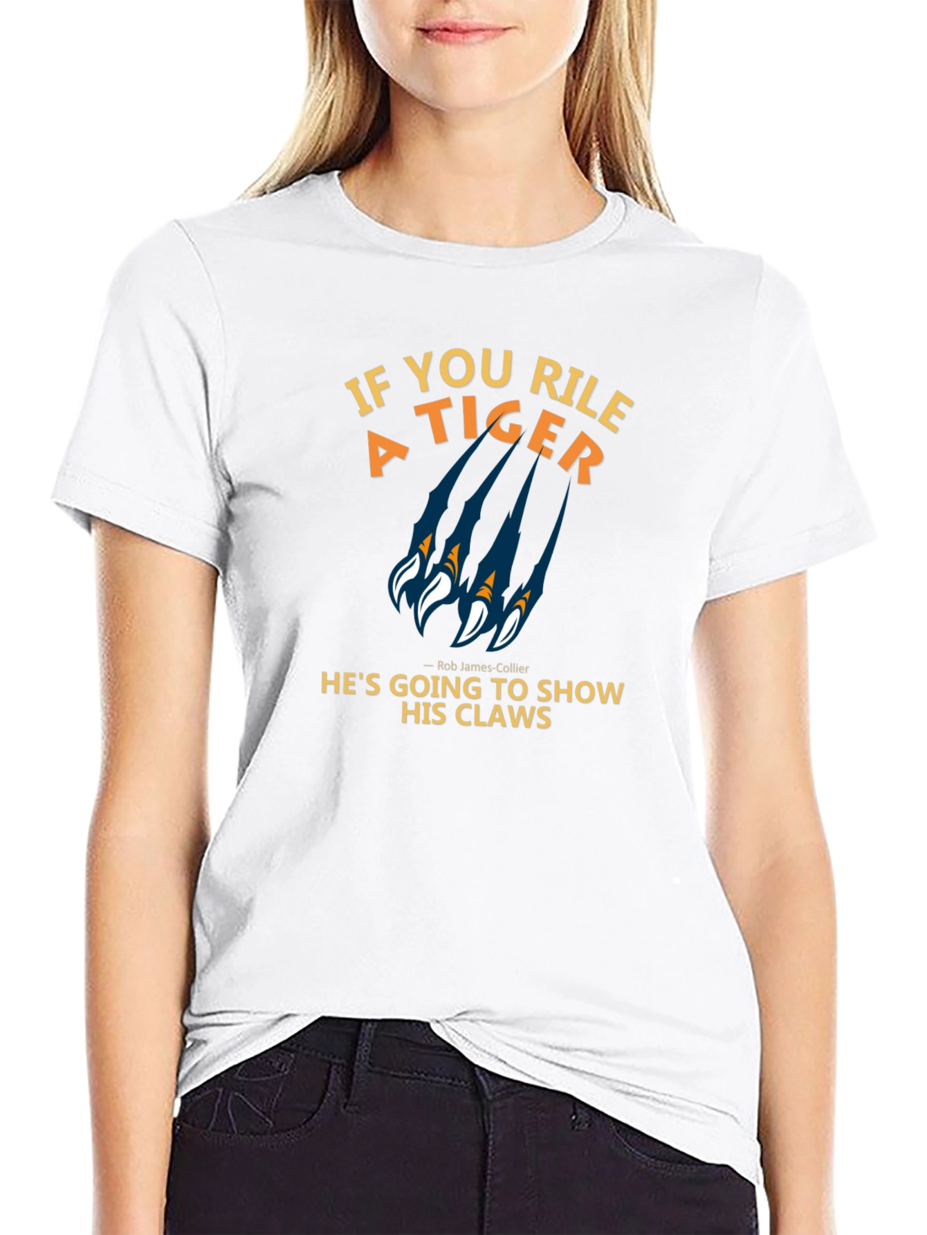 Rile a Tiger Graphic T-Shirt