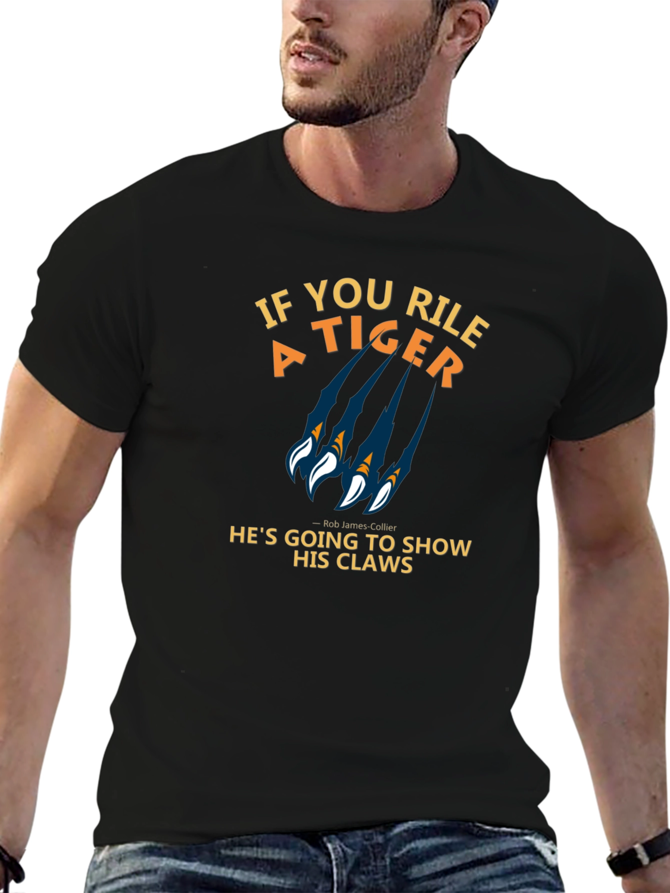 Rile a Tiger Graphic T-Shirt