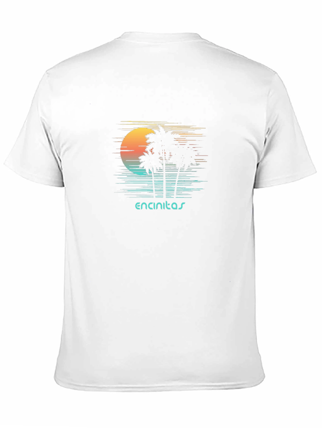 Encinitas Palm Sunset Graphic T-Shirt