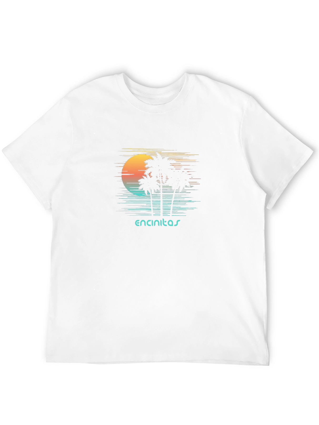 Encinitas Palm Sunset Graphic T-Shirt