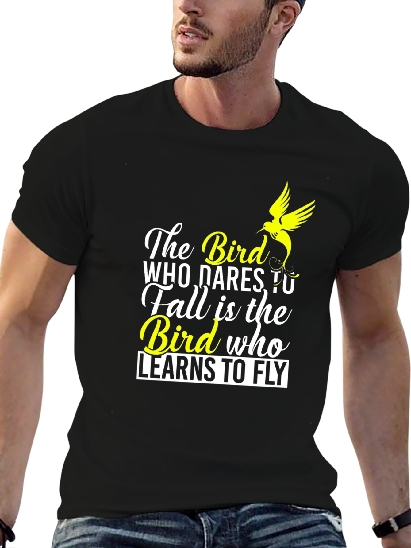 The Bird Who Dares to Fall Graphic Tee