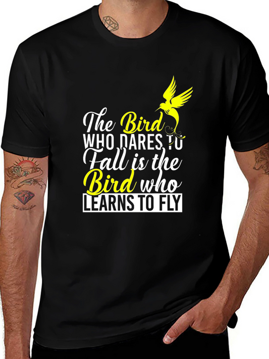The Bird Who Dares to Fall Graphic Tee