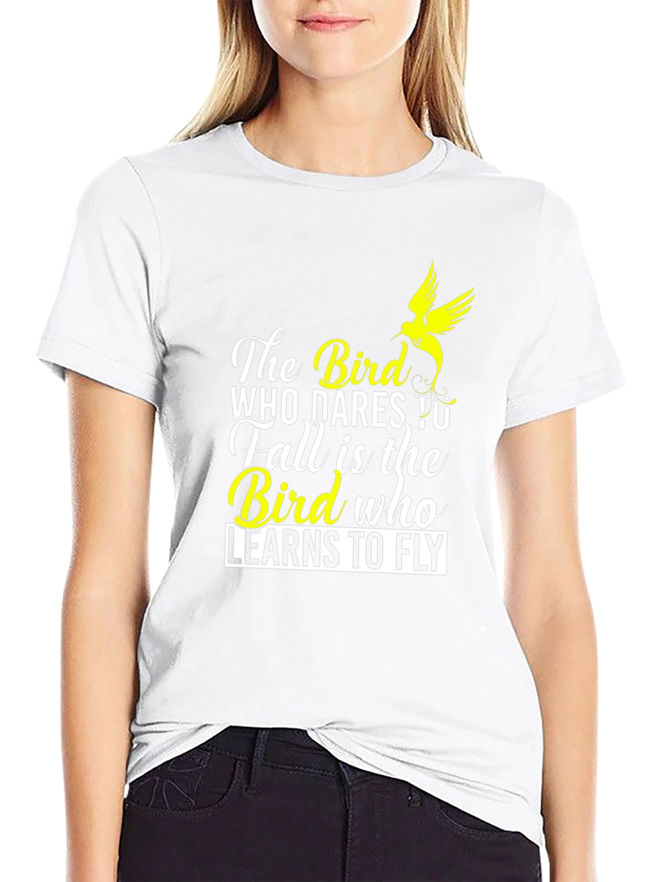 The Bird Who Dares to Fall Graphic Tee