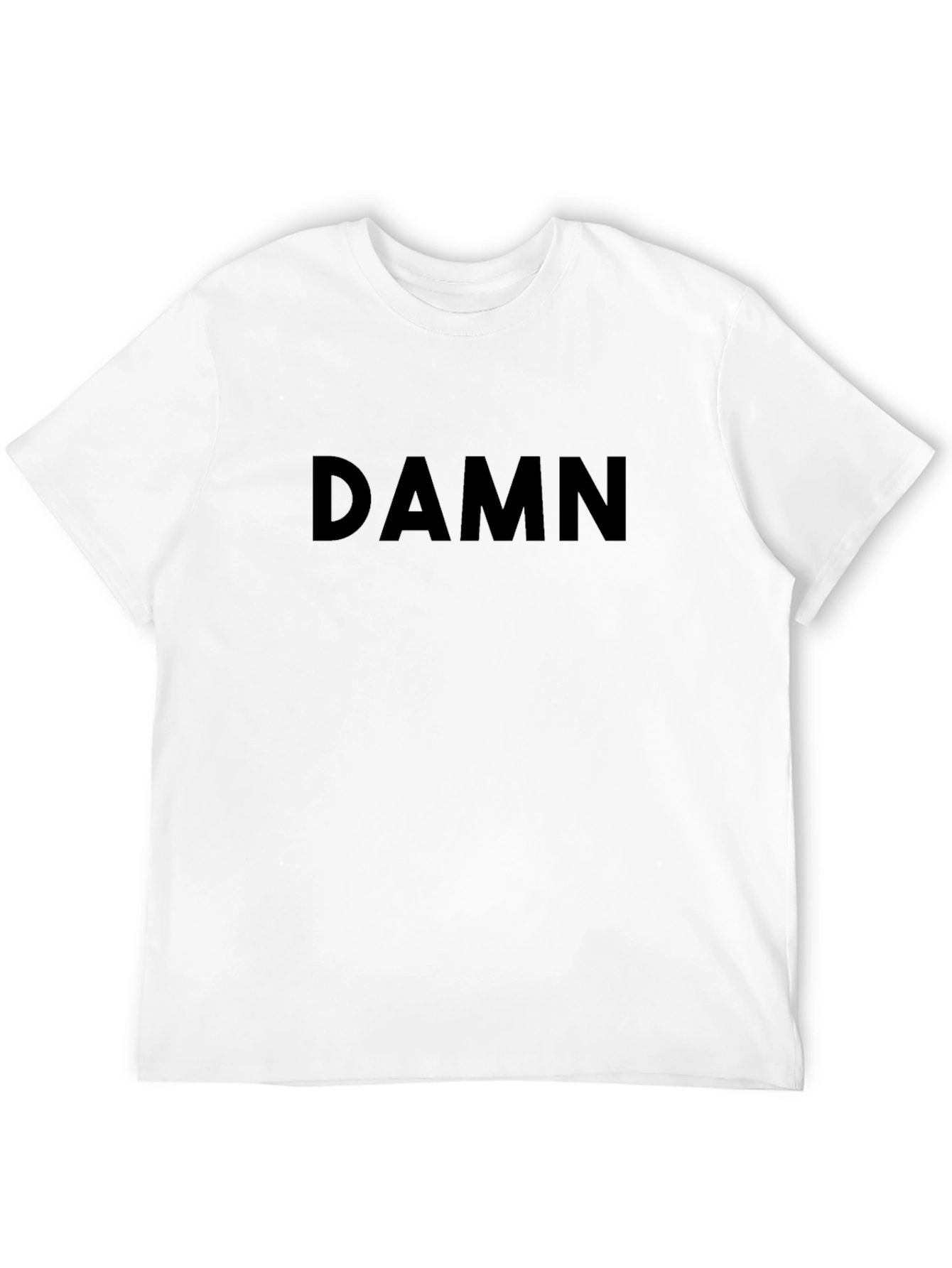 DAMN Graphic Tee - Trendy Black Cotton T-Shirt