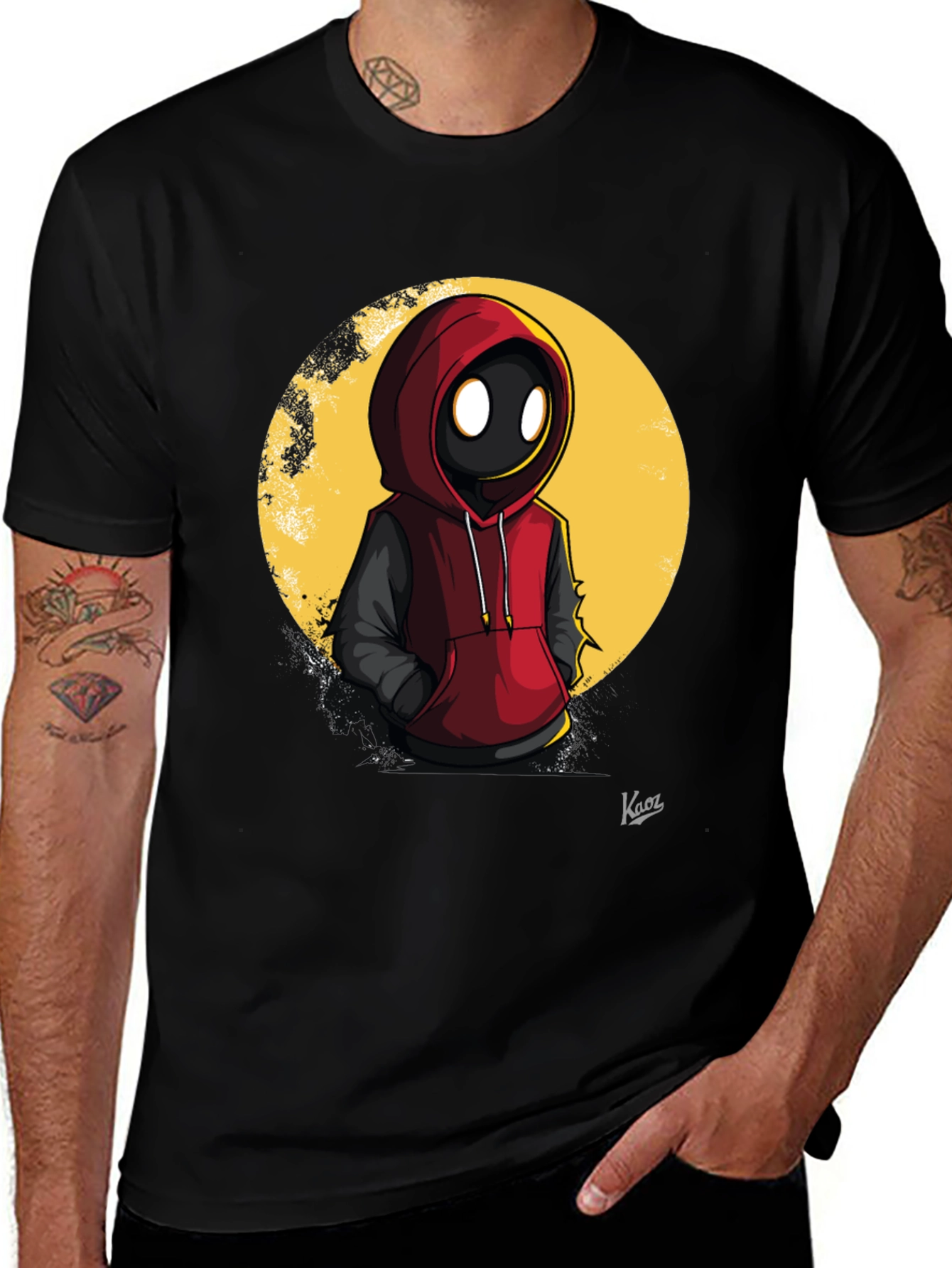 Hooded Character Graphic Tee