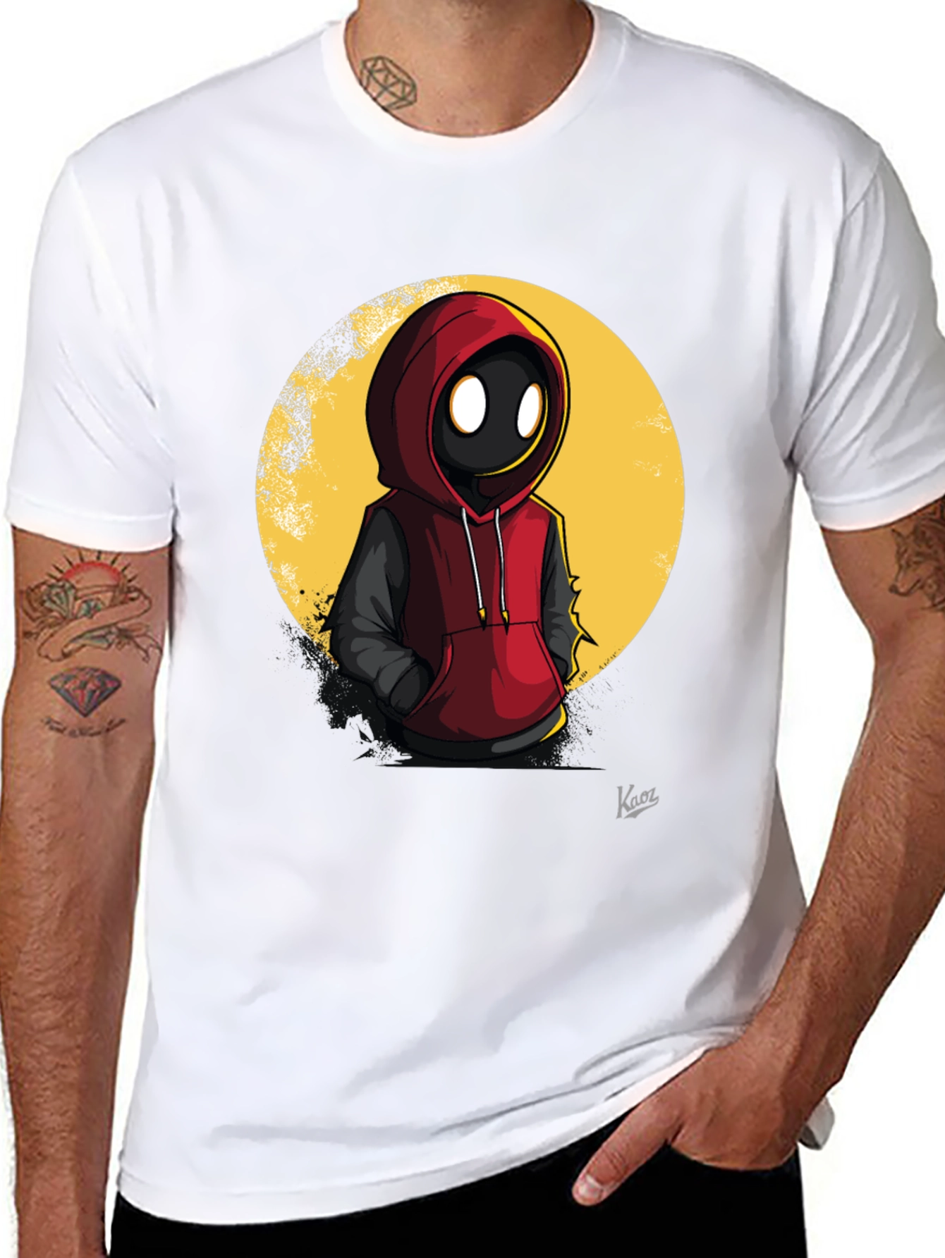 Hooded Character Graphic Tee