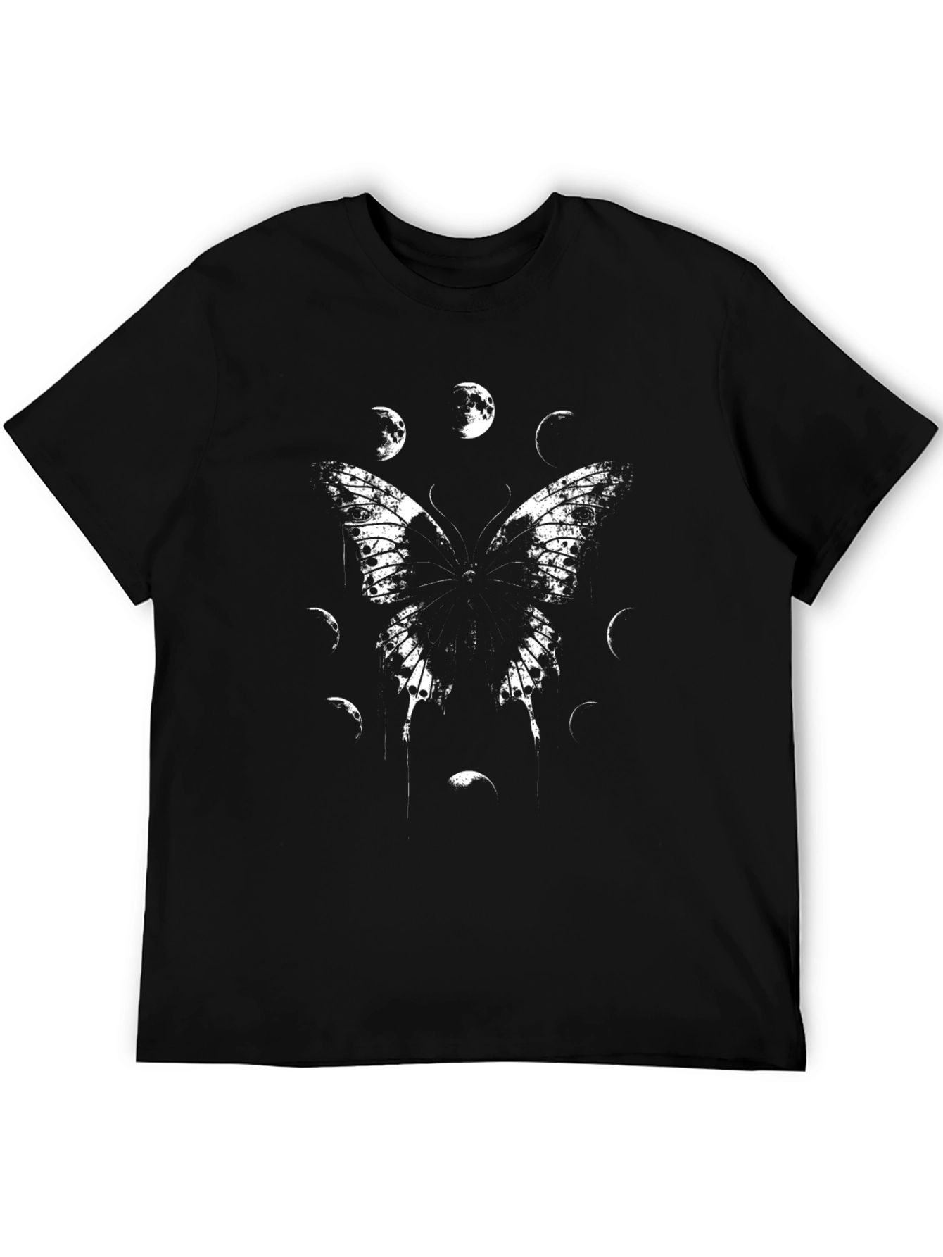 Butterfly Moon Phases Graphic T-Shirt