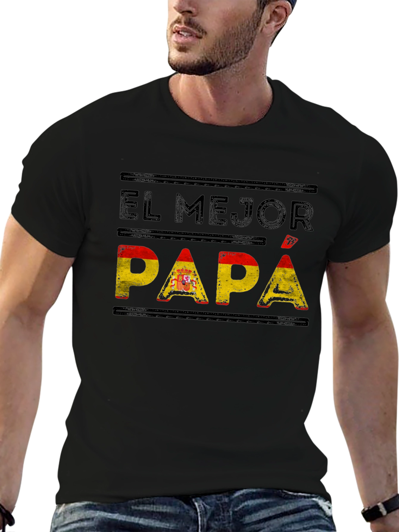 El Mejor Papa Spanish Flag T-Shirt