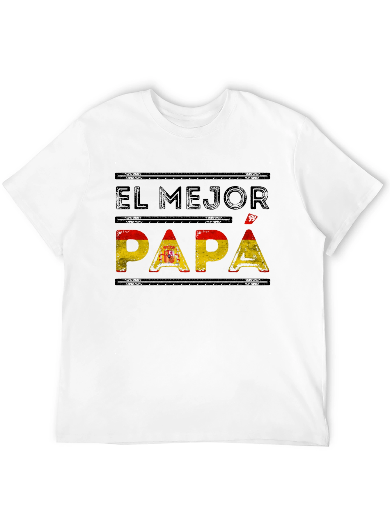 El Mejor Papa Spanish Flag T-Shirt