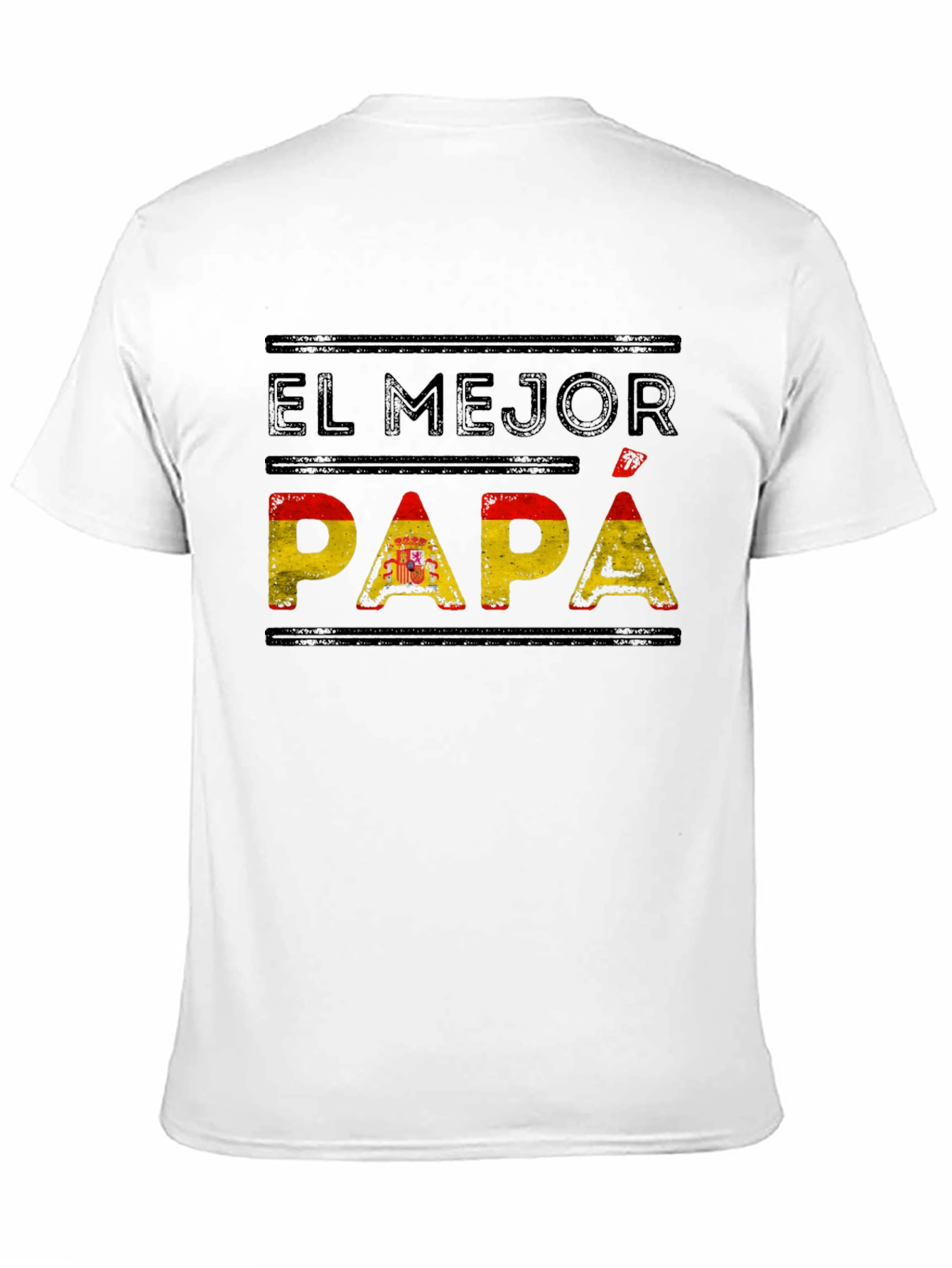 El Mejor Papa Spanish Flag T-Shirt