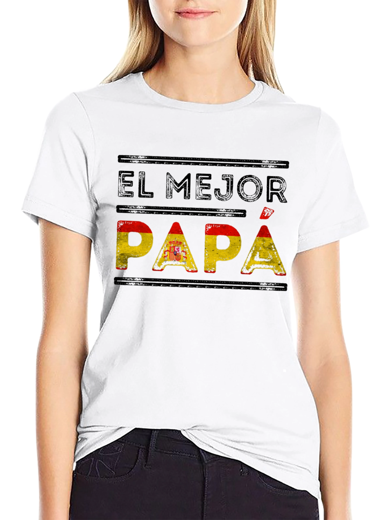 El Mejor Papa Spanish Flag T-Shirt