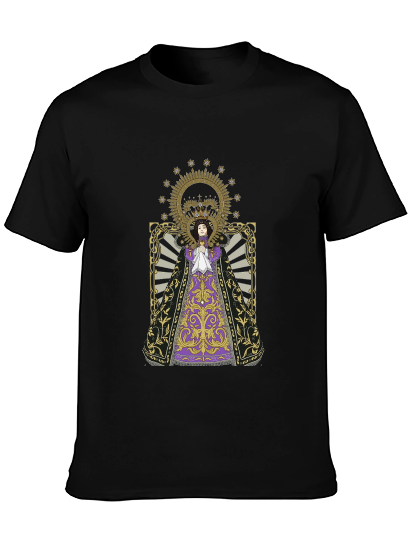 Religious Art Black T-Shirt