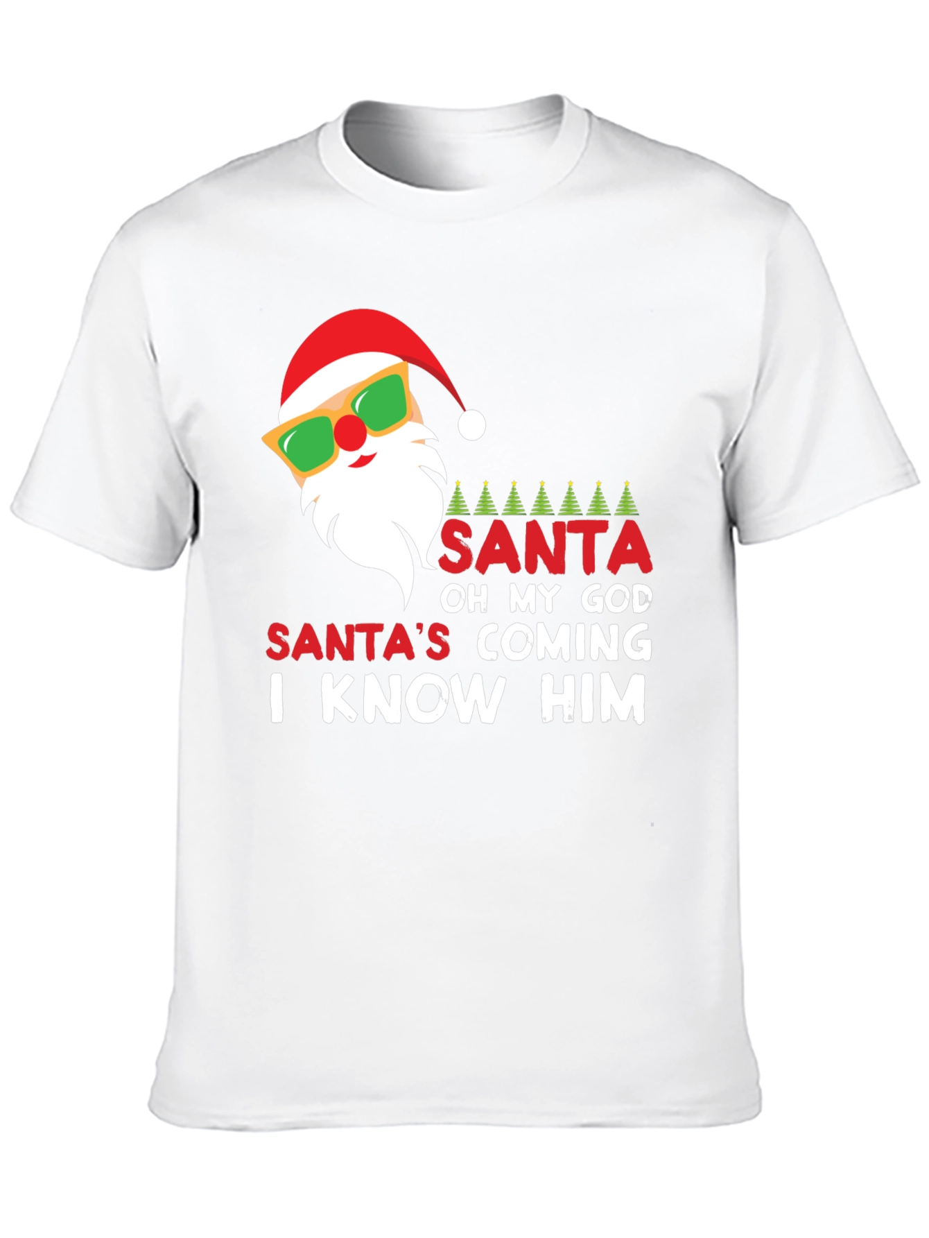 Funny Santas Coming! T-Shirt