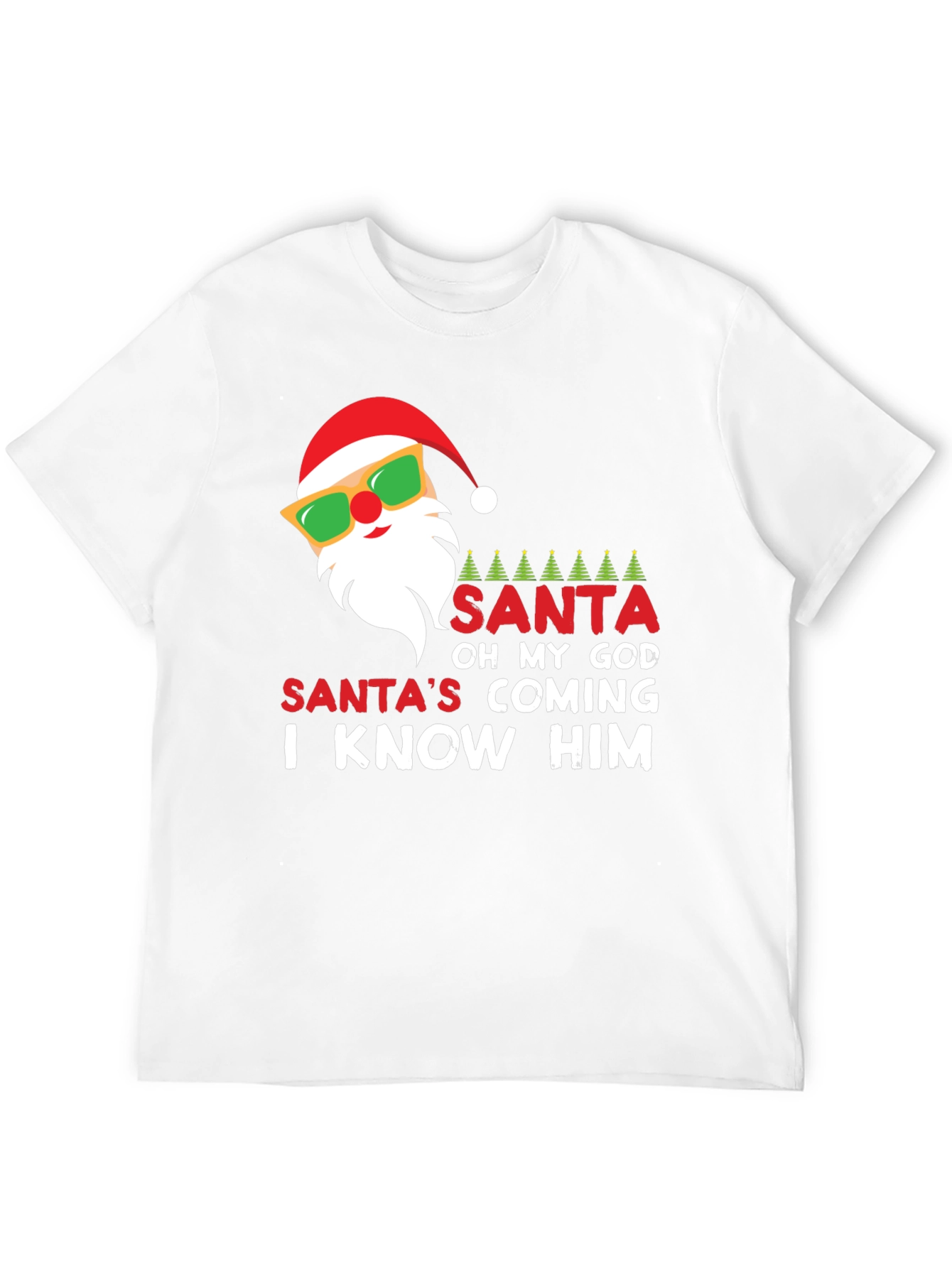 Funny Santas Coming! T-Shirt