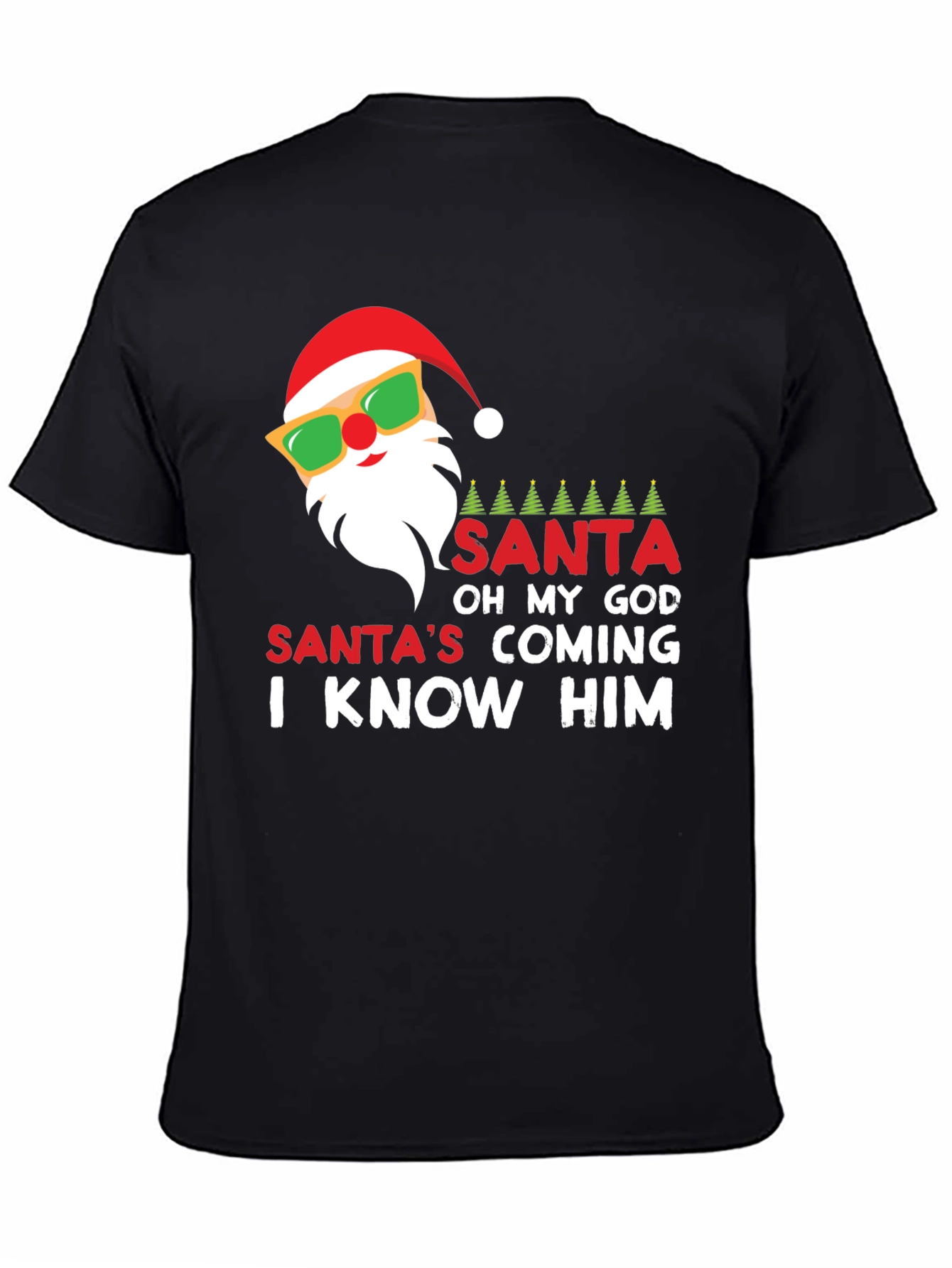 Funny Santas Coming! T-Shirt