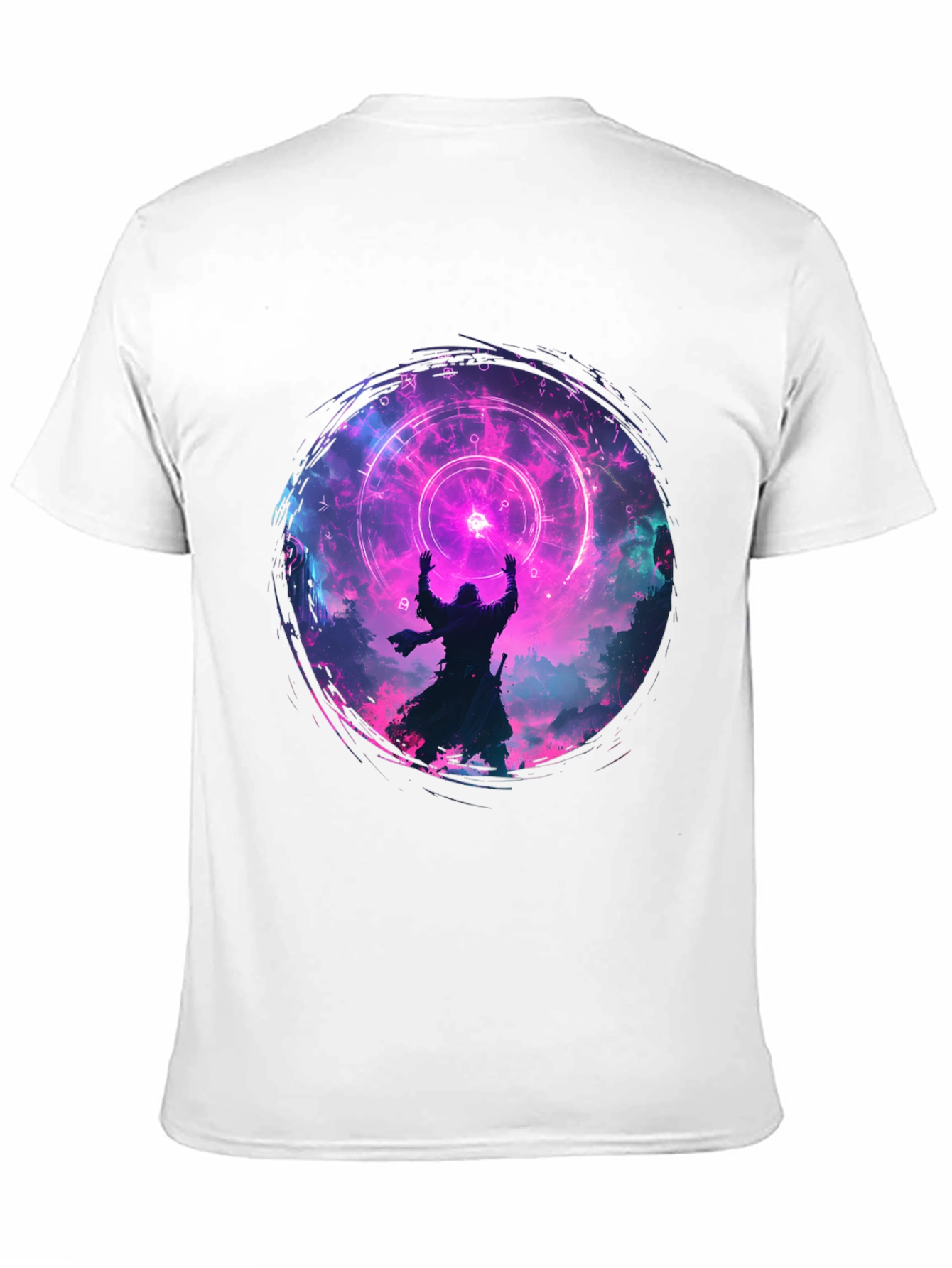Mystic Circle Graphic Black T-Shirt